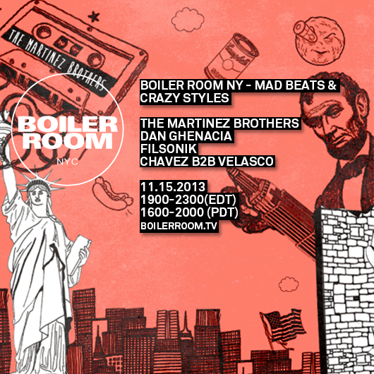 Boiler Room NY - Mad Beats & Crazy Styles flyer