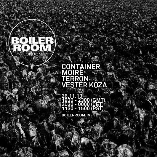 Container, Moiré, Terron & Vester Koza flyer
