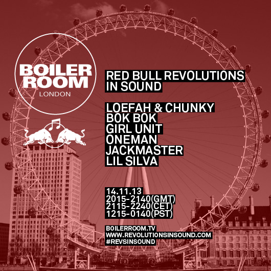 Red Bull Revolutions in Sound flyer
