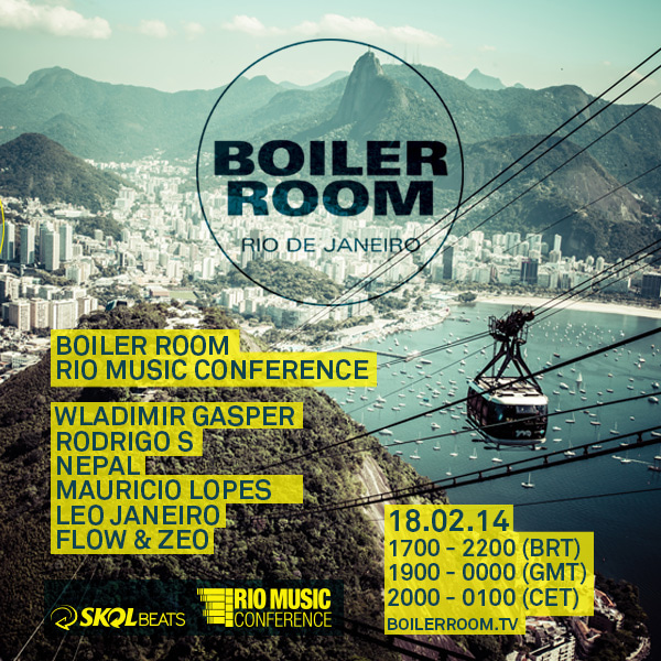 Boiler Room Live from Rio Music Conference flyer