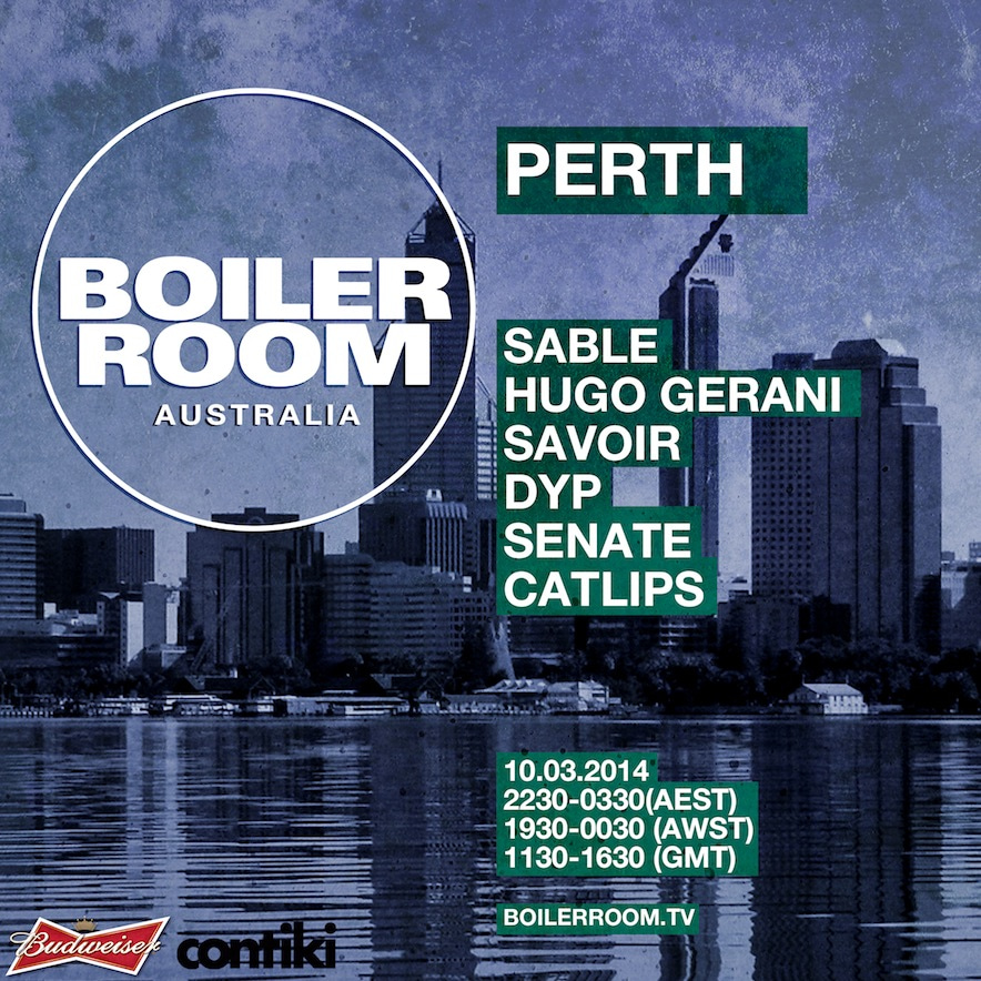 Boiler Room Australia: Perth flyer