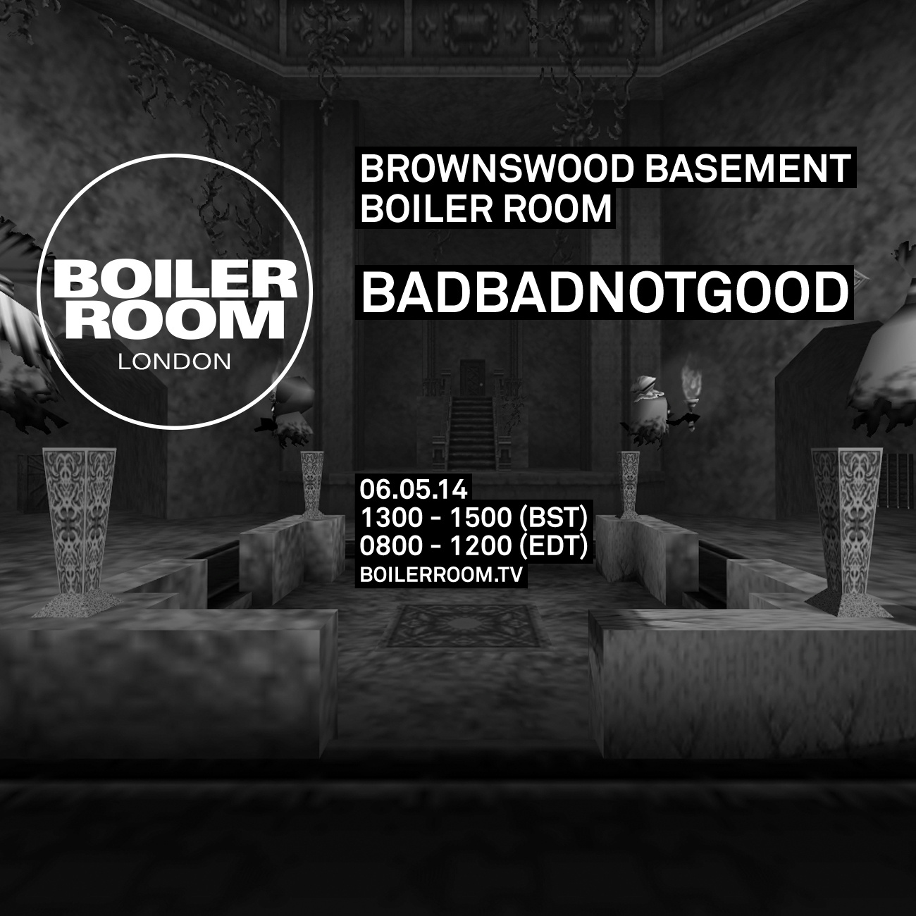 Brownswood Basement: BadBadNotGood flyer