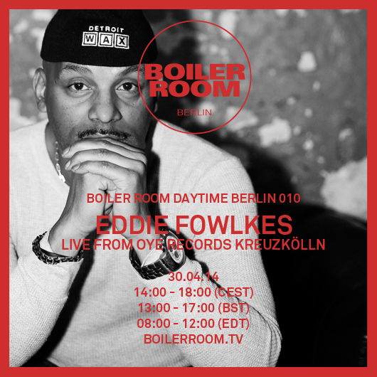 Berlin: Eddie Fowlkes flyer