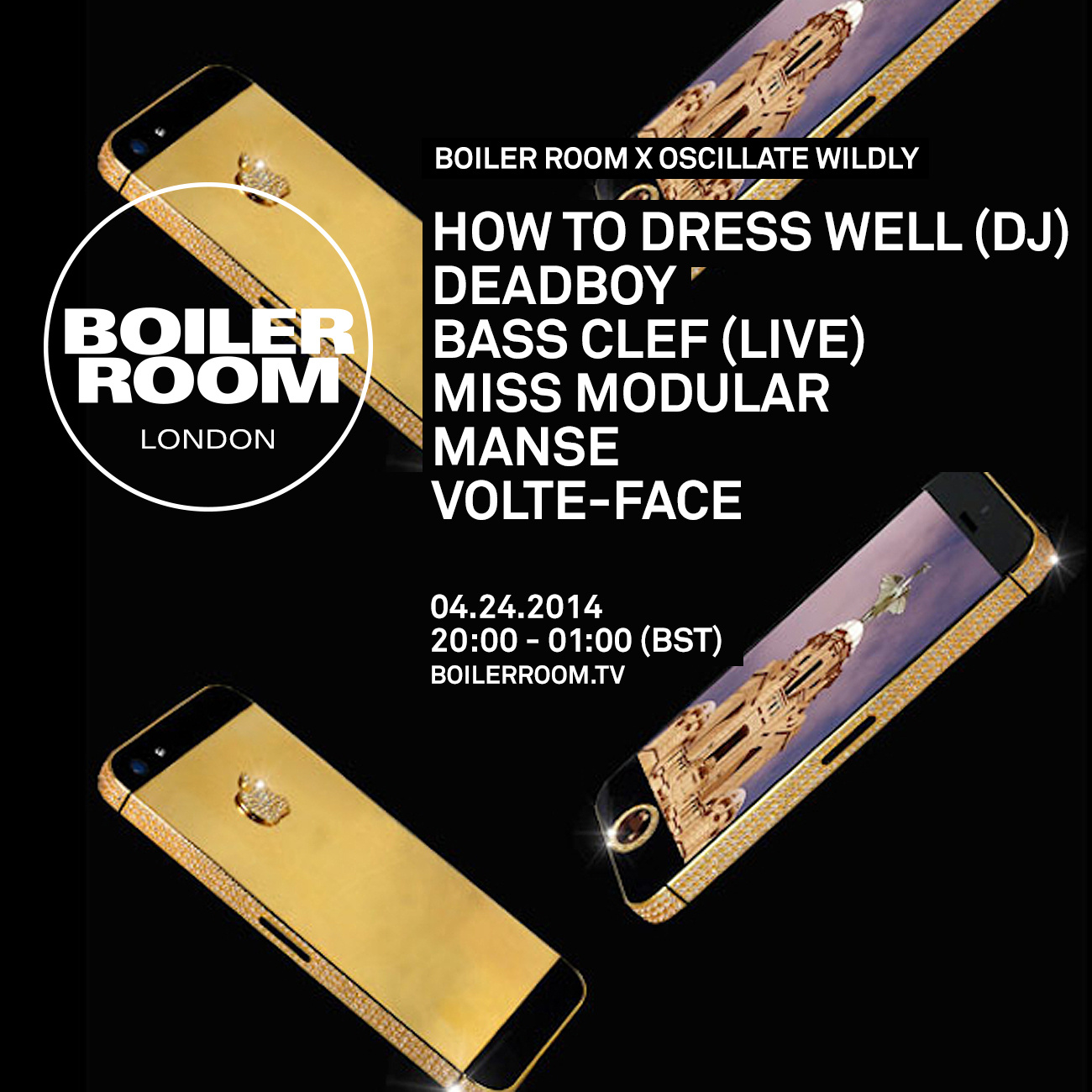 London: Oscillate Wildly flyer