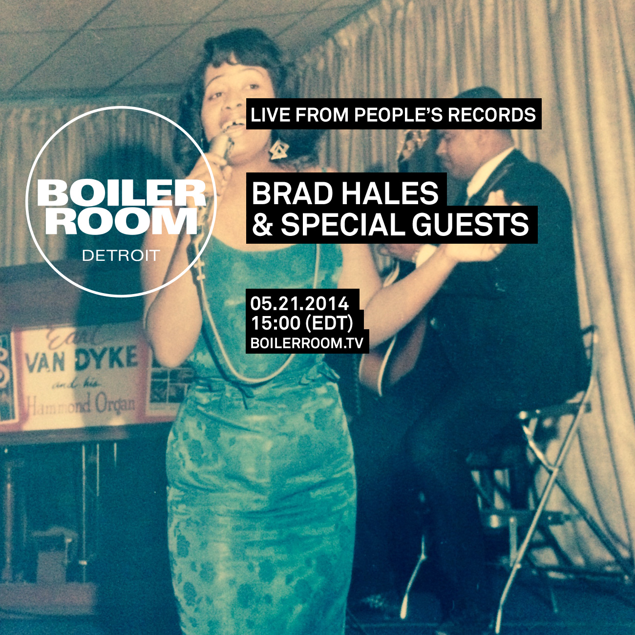 Detroit: Live from People's Records flyer