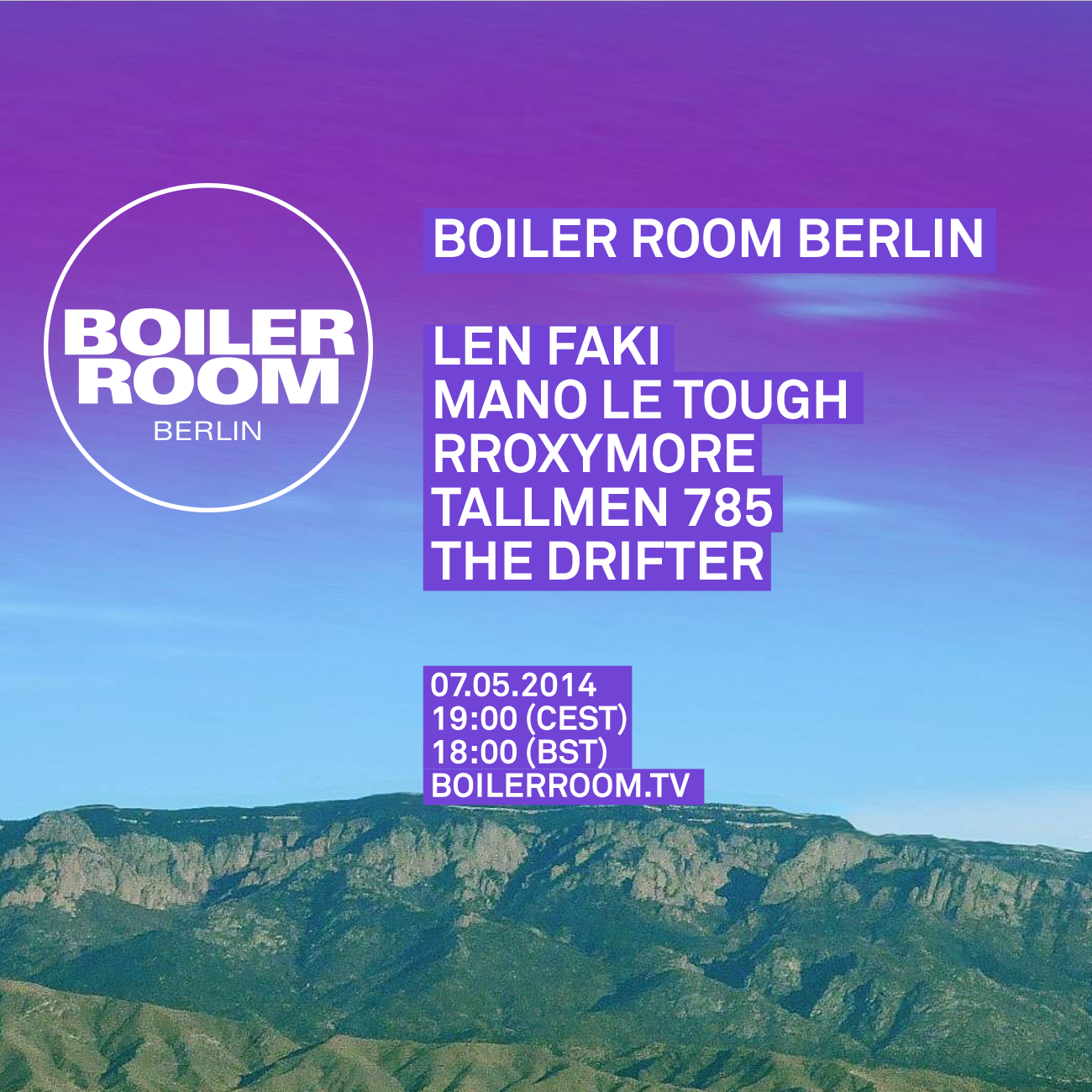 Berlin: Len Faki, Mano Le Tough, rRoxymore, Tallmen785, The Drifter flyer