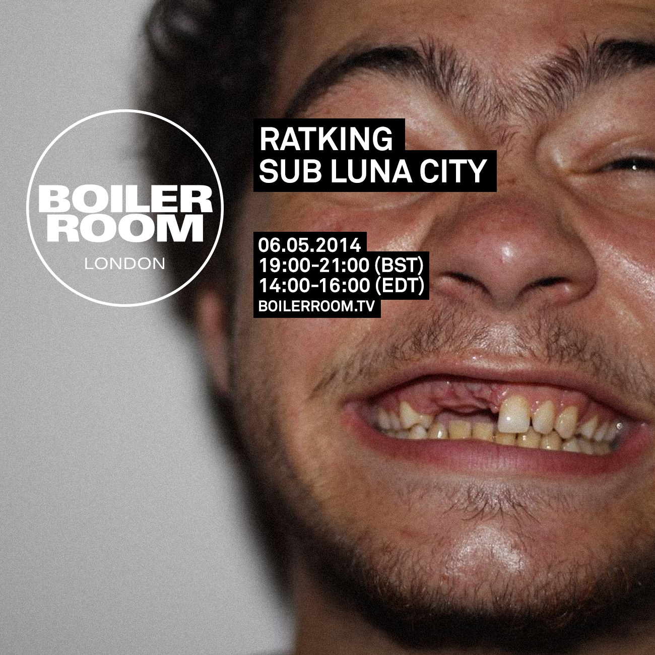 London: Ratking and Sub Luna City flyer
