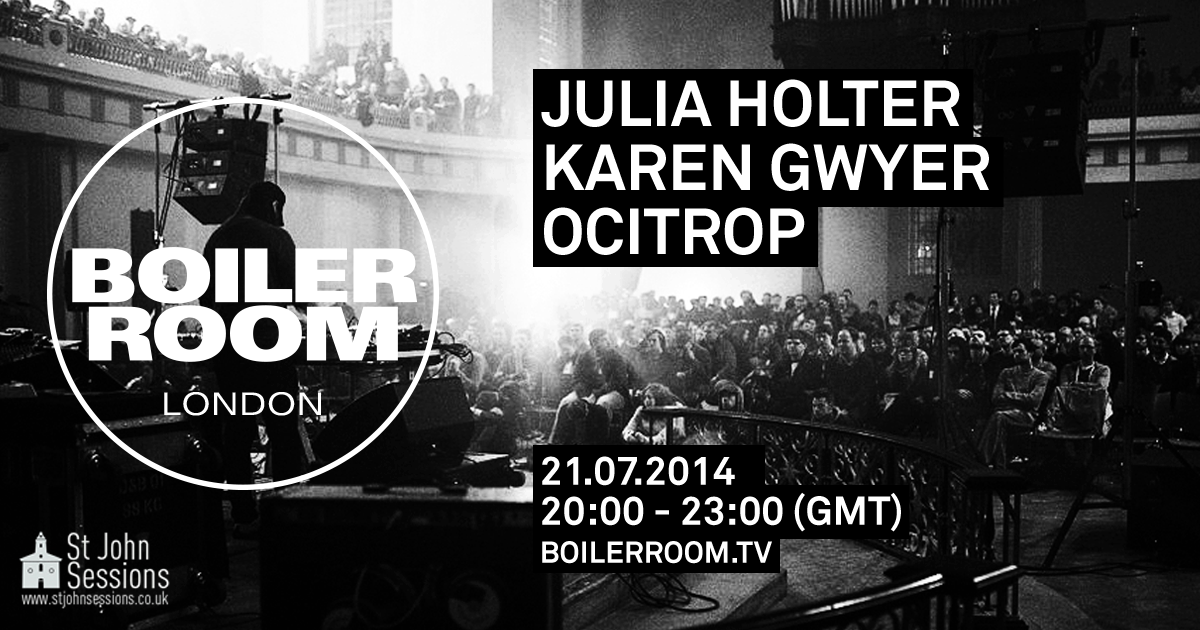 St Johns Sessions: Julia Holter flyer
