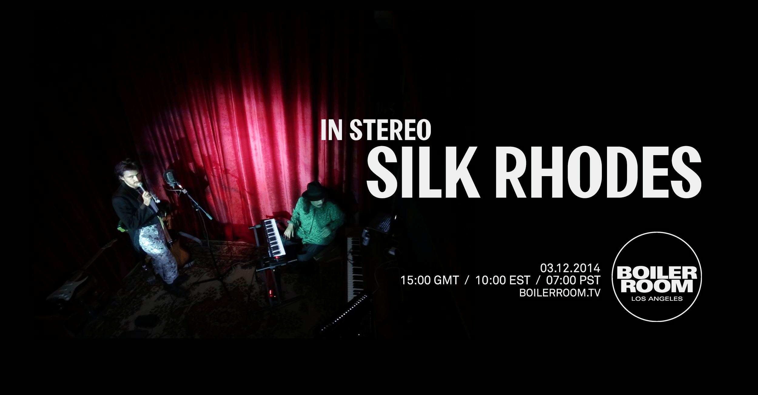 In Stereo: Silk Rhodes flyer