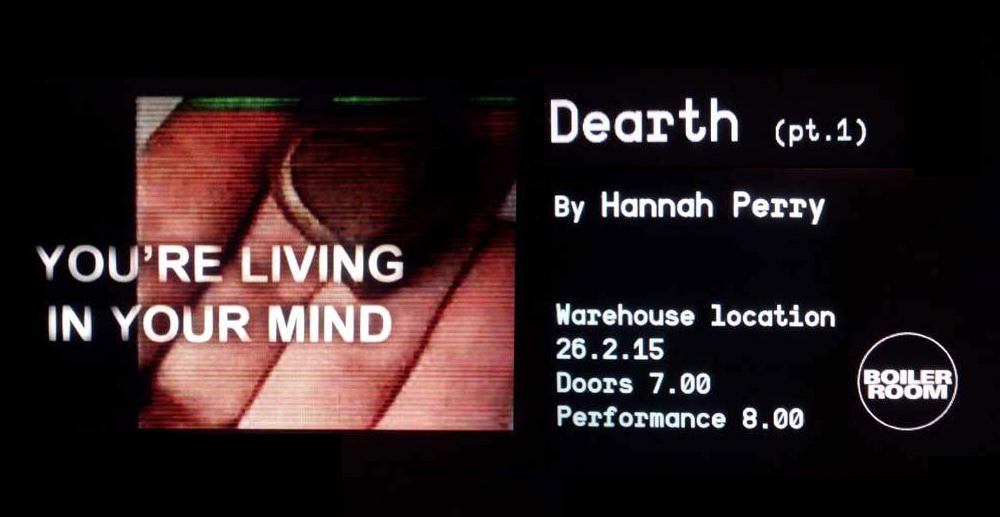 Dearth part 1 flyer