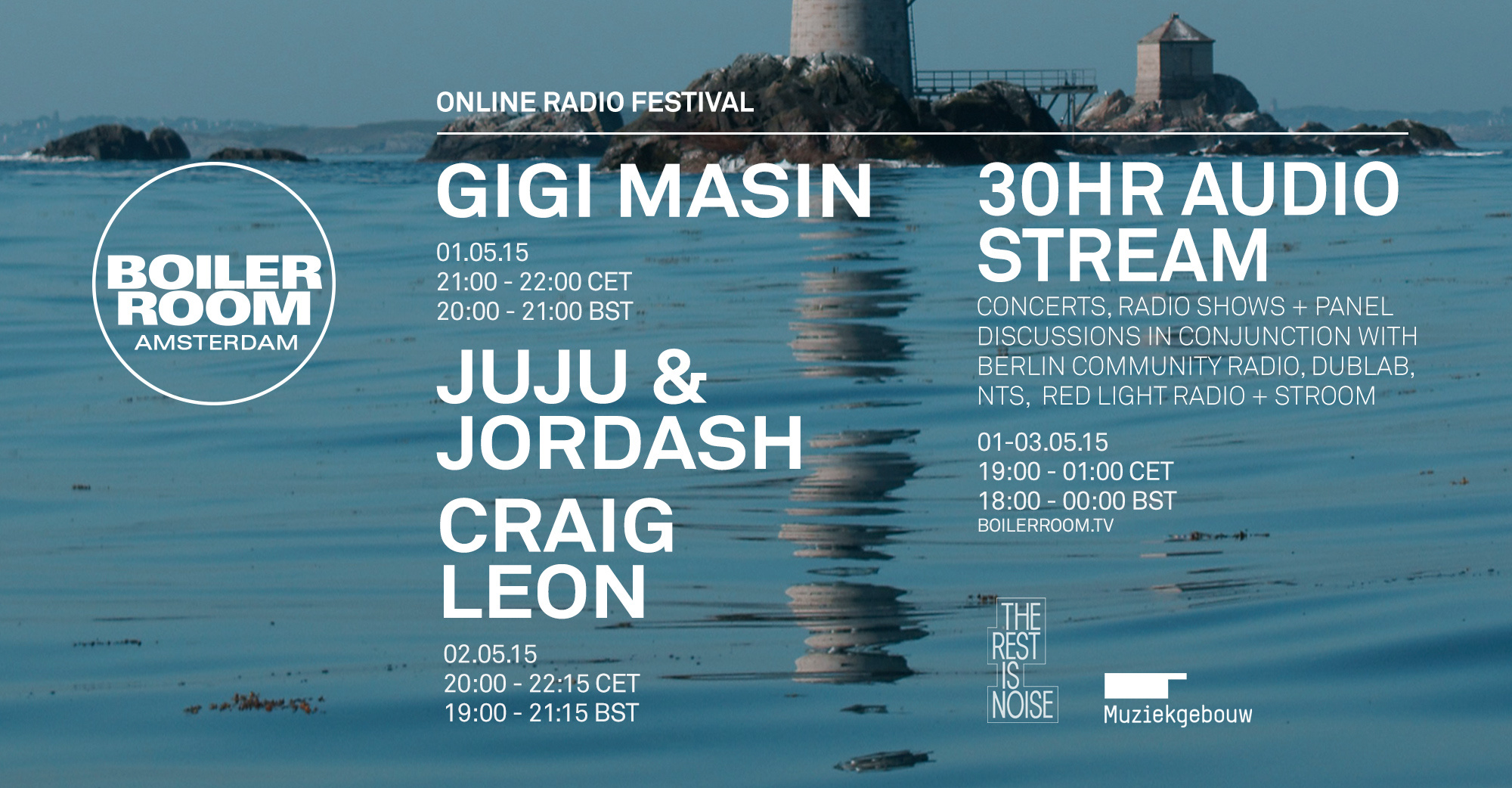 Amsterdam: Online Radio Festival flyer