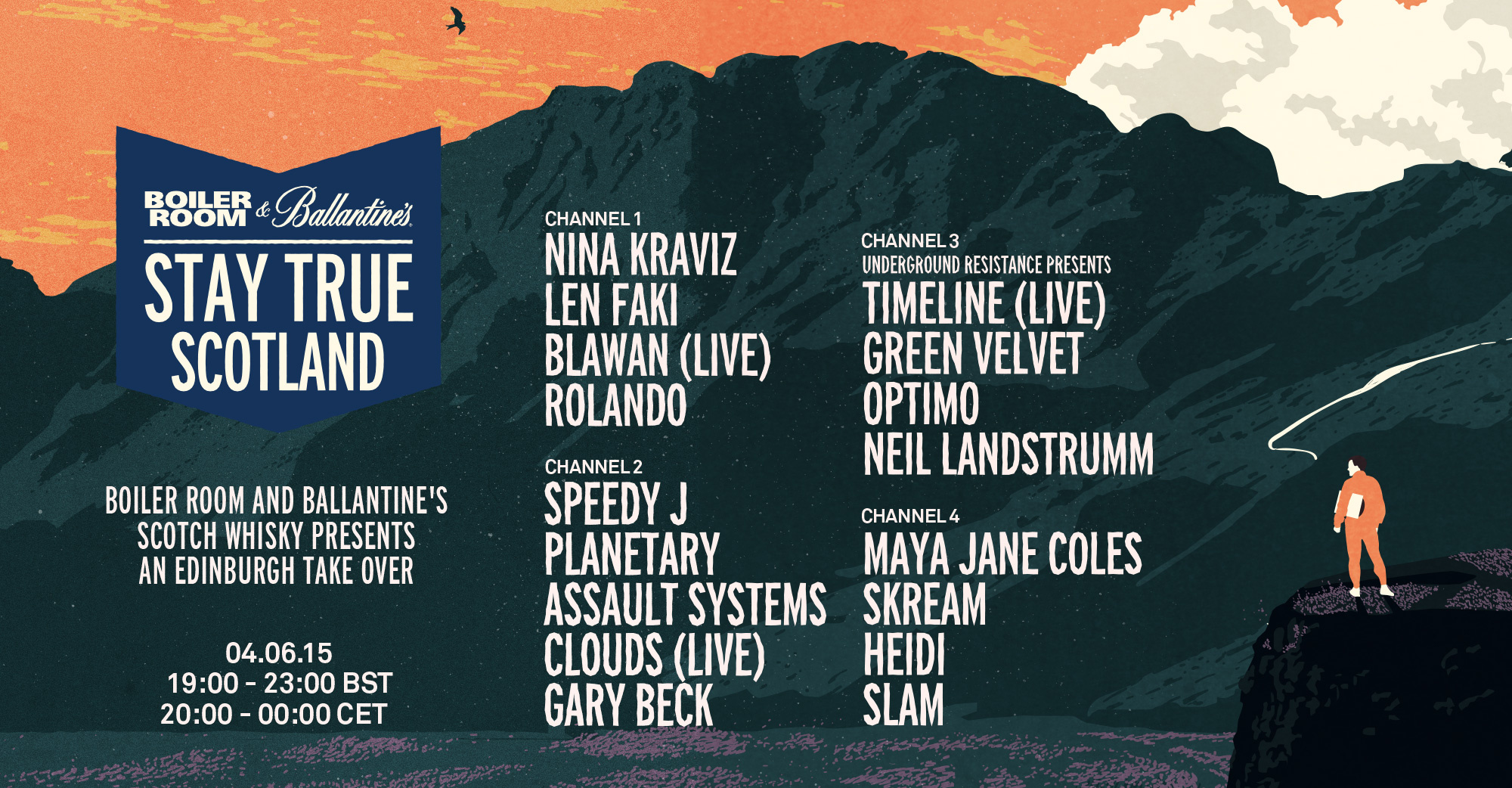 Ballantine's Stay True Scotland flyer