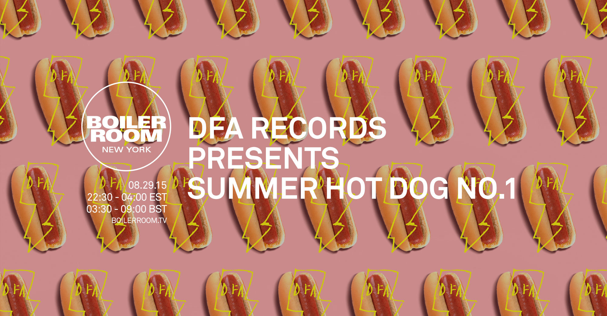 DFA Presents: Summer Hot Dog No. 1 flyer