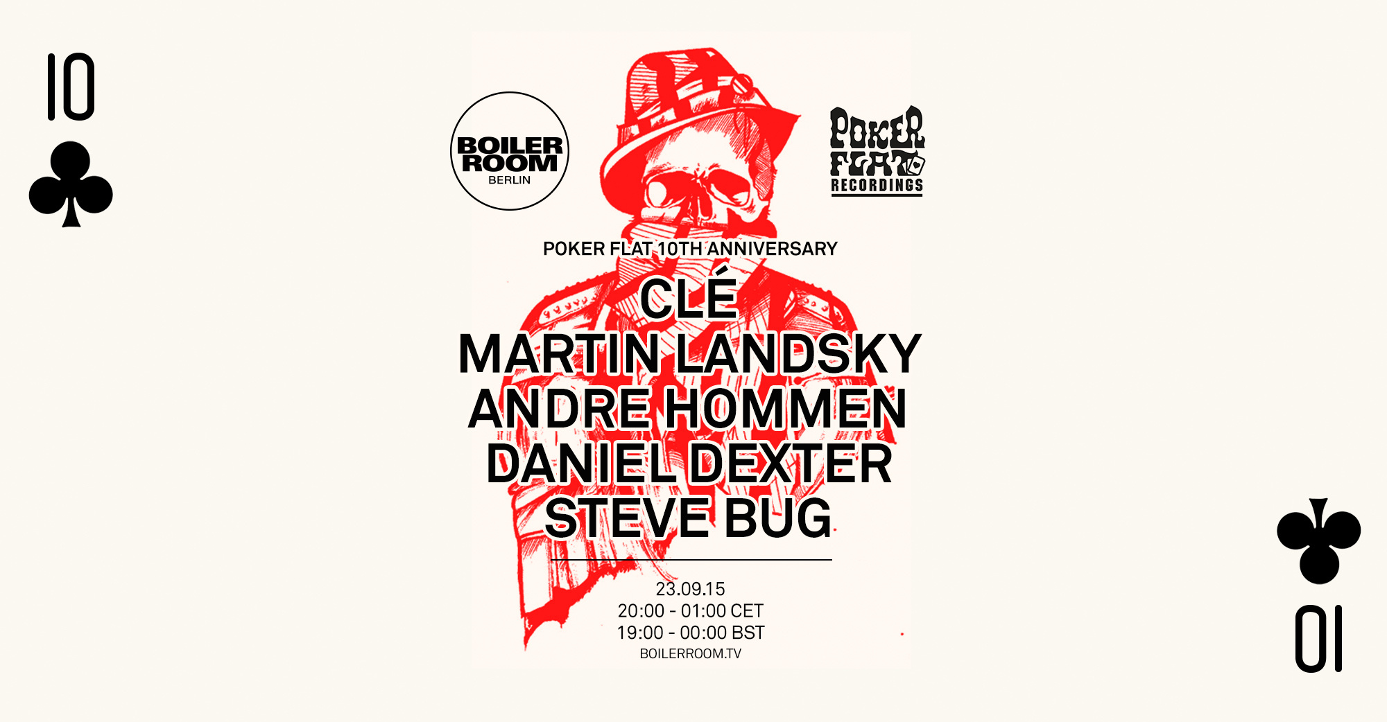 Boiler Room Berlin x Poker Flat flyer