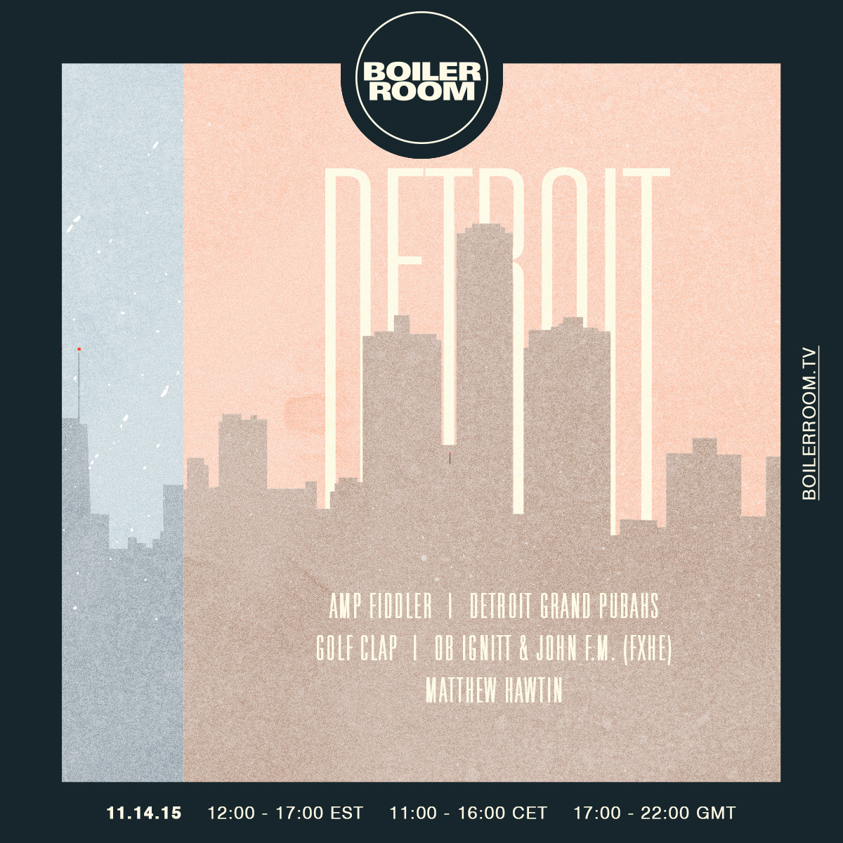 Chicago vs Detroit #3 flyer