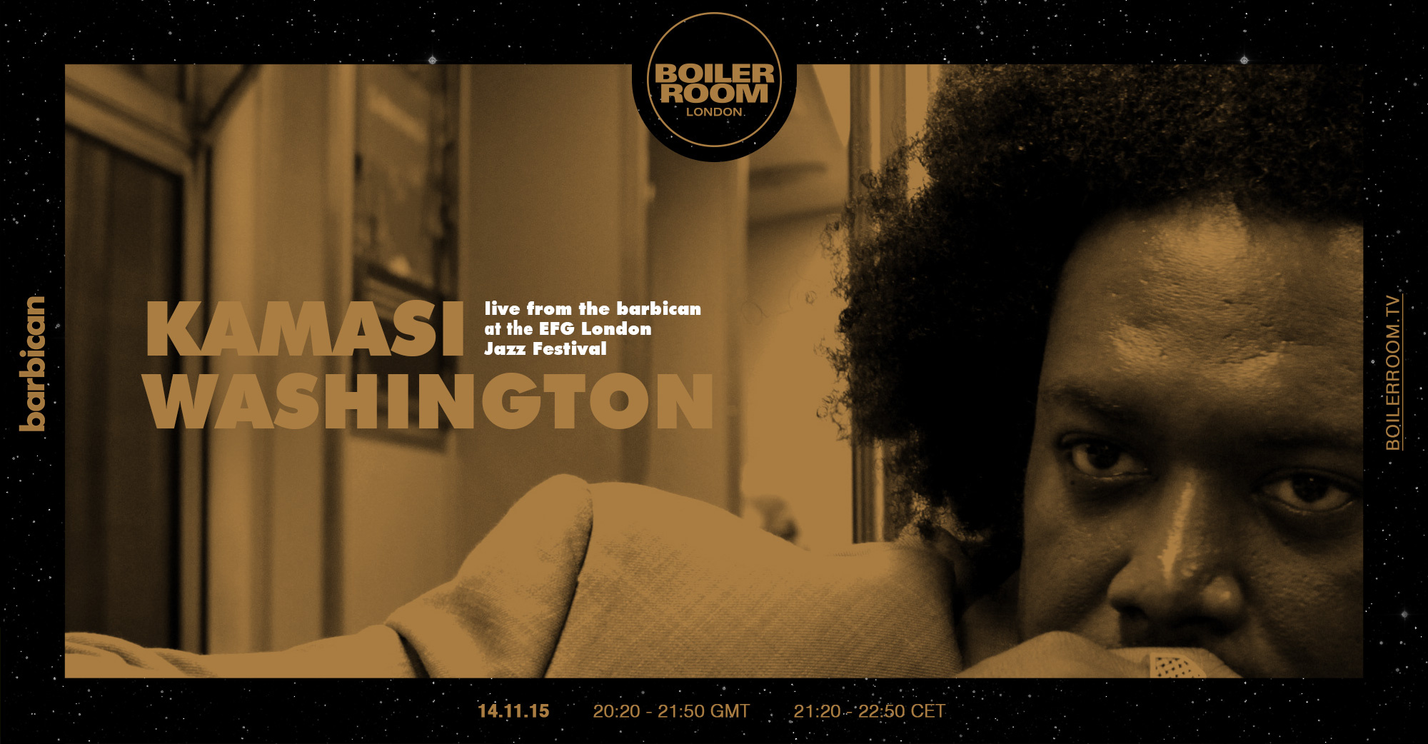 Kamasi Washington Live From The Barbican At The EFG London Jazz Festival flyer