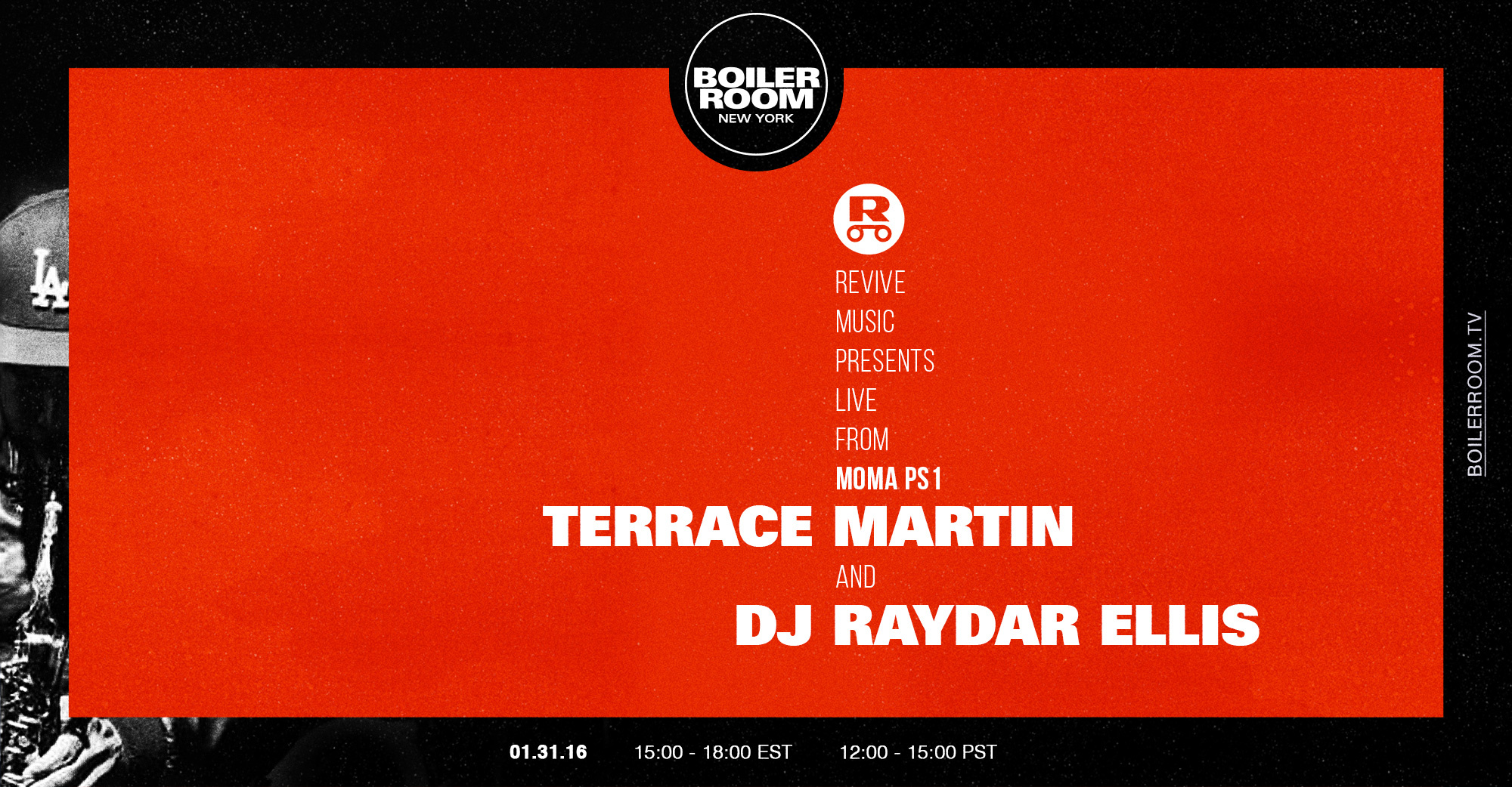 Terrace Martin: Live at MoMA PS1 flyer
