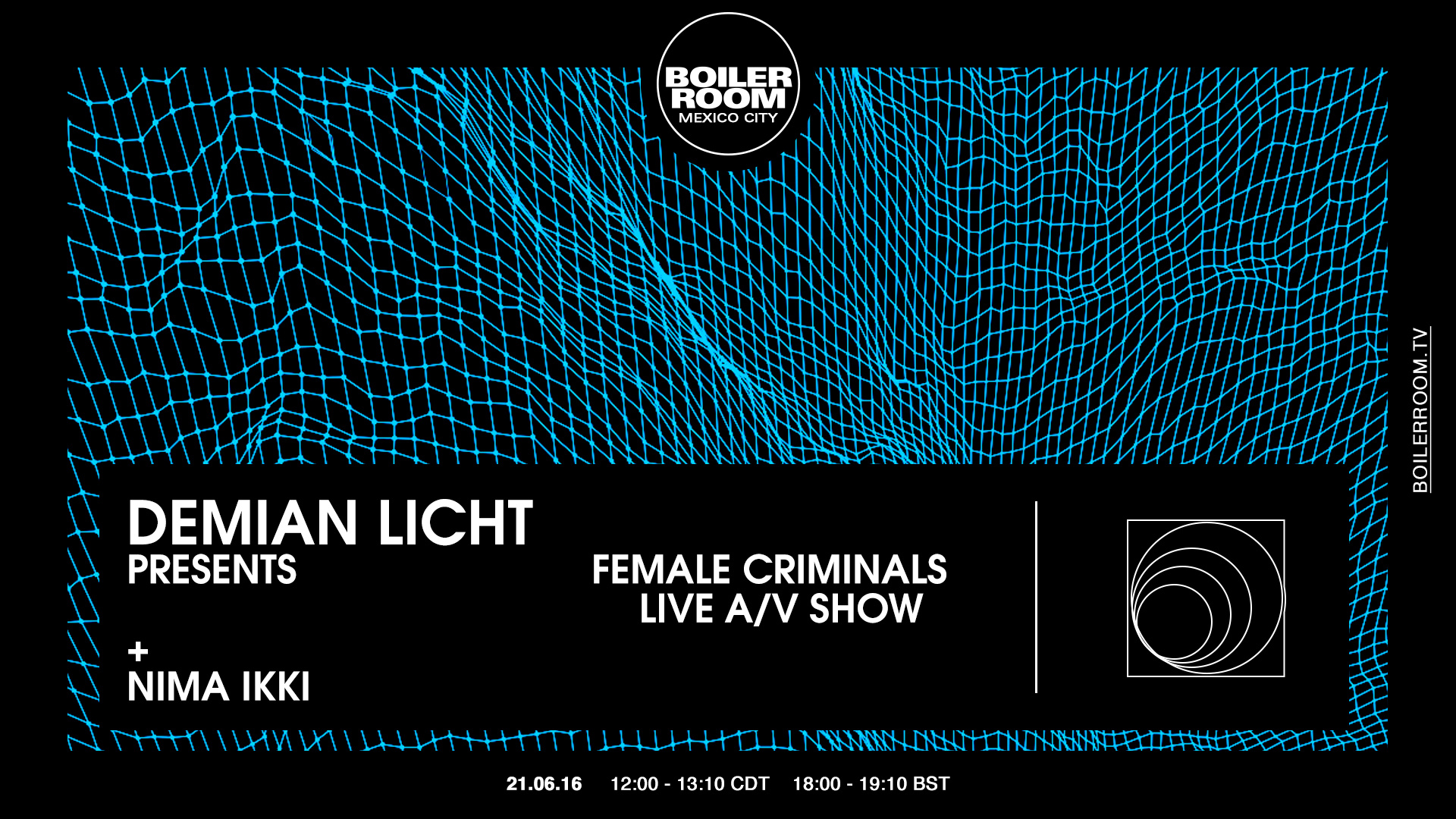 Mexico City: Demian Licht + Nima Ikki flyer