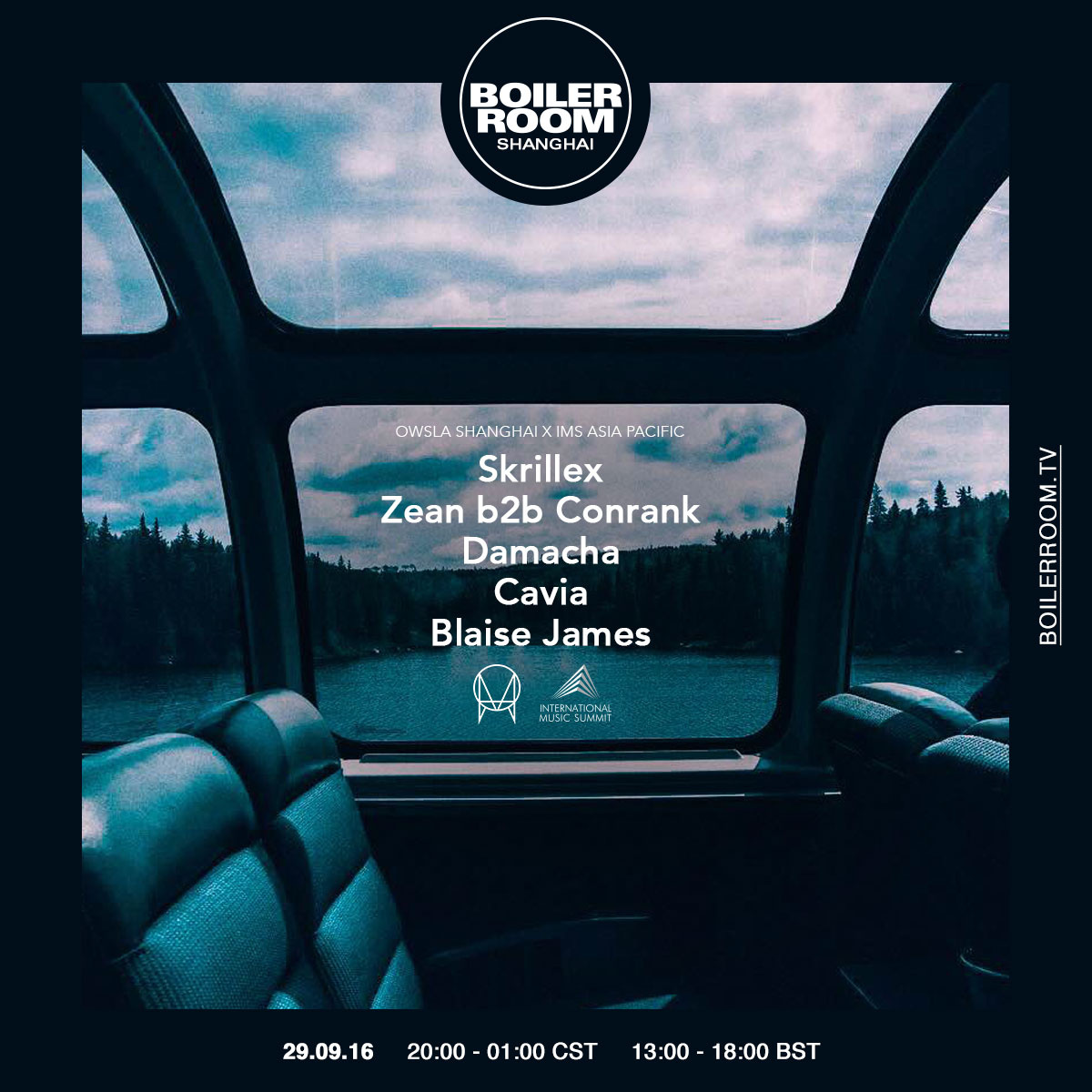 Boiler Room China: IMS Asia-Pacific pres. OWSLA Shanghai flyer