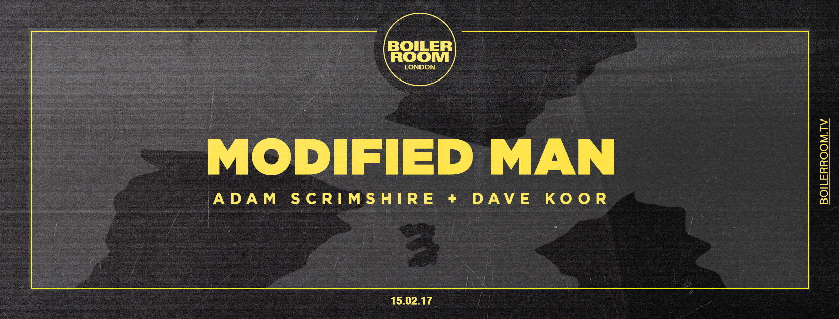 London: Modified Man (Dave Koor & Adam Scrimshire) flyer