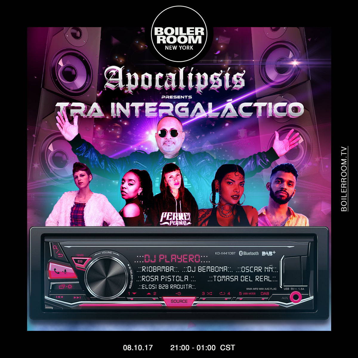 Apocalipsis presents: Tra Intergaláctico flyer
