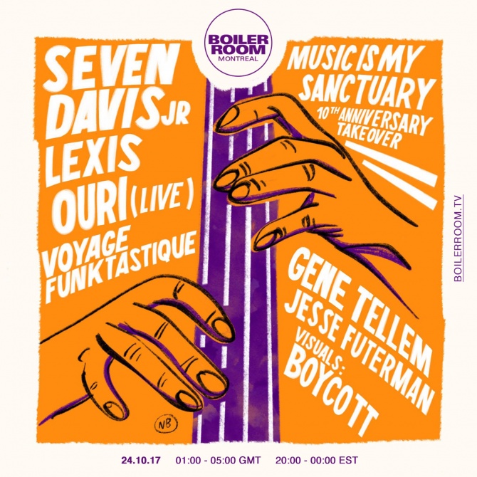 Montréal: Music Is My Sanctuary 10th Anniversary flyer