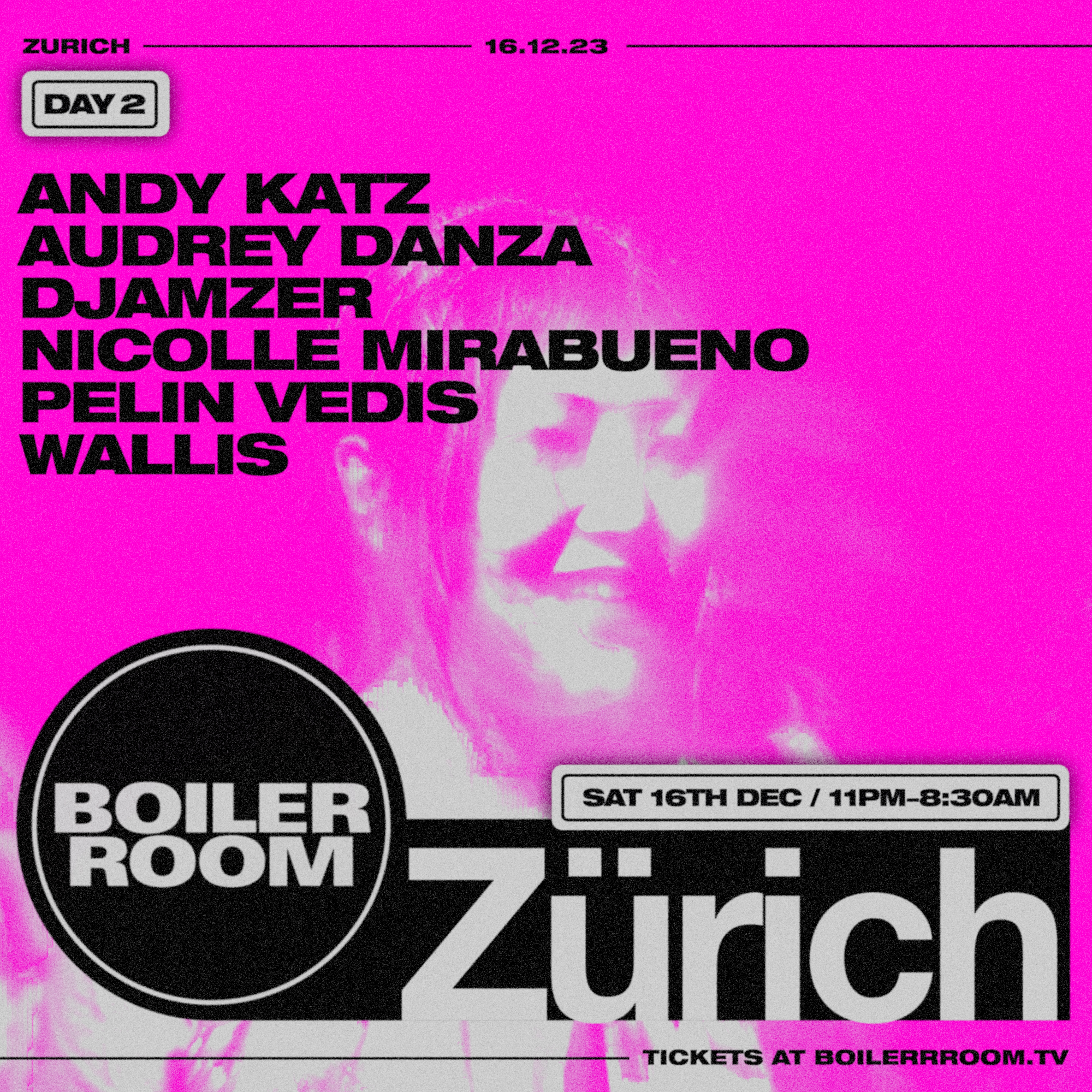 Boiler Room Zurich | Saturday flyer