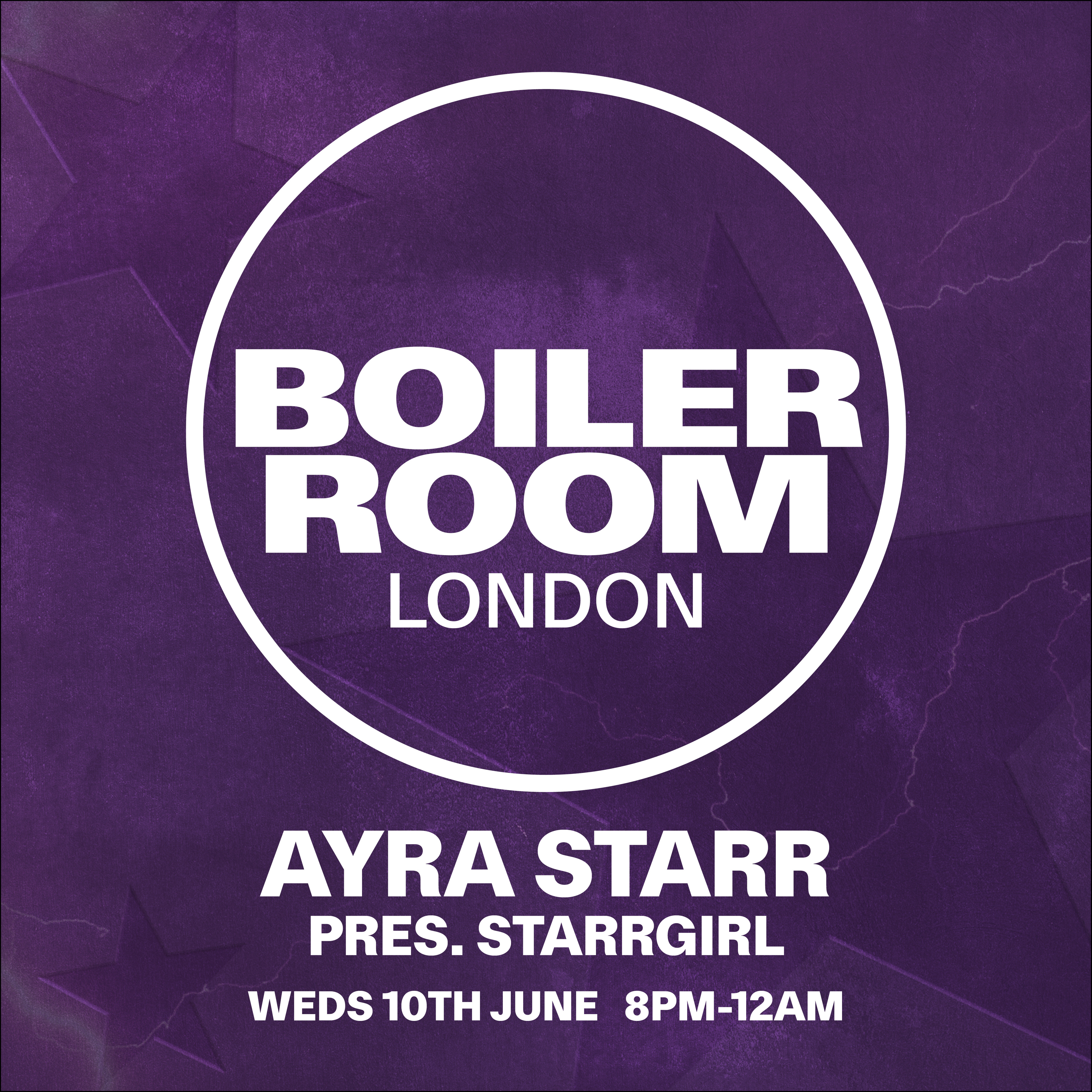 London: Ayra Starr pres. STARRGIRL flyer