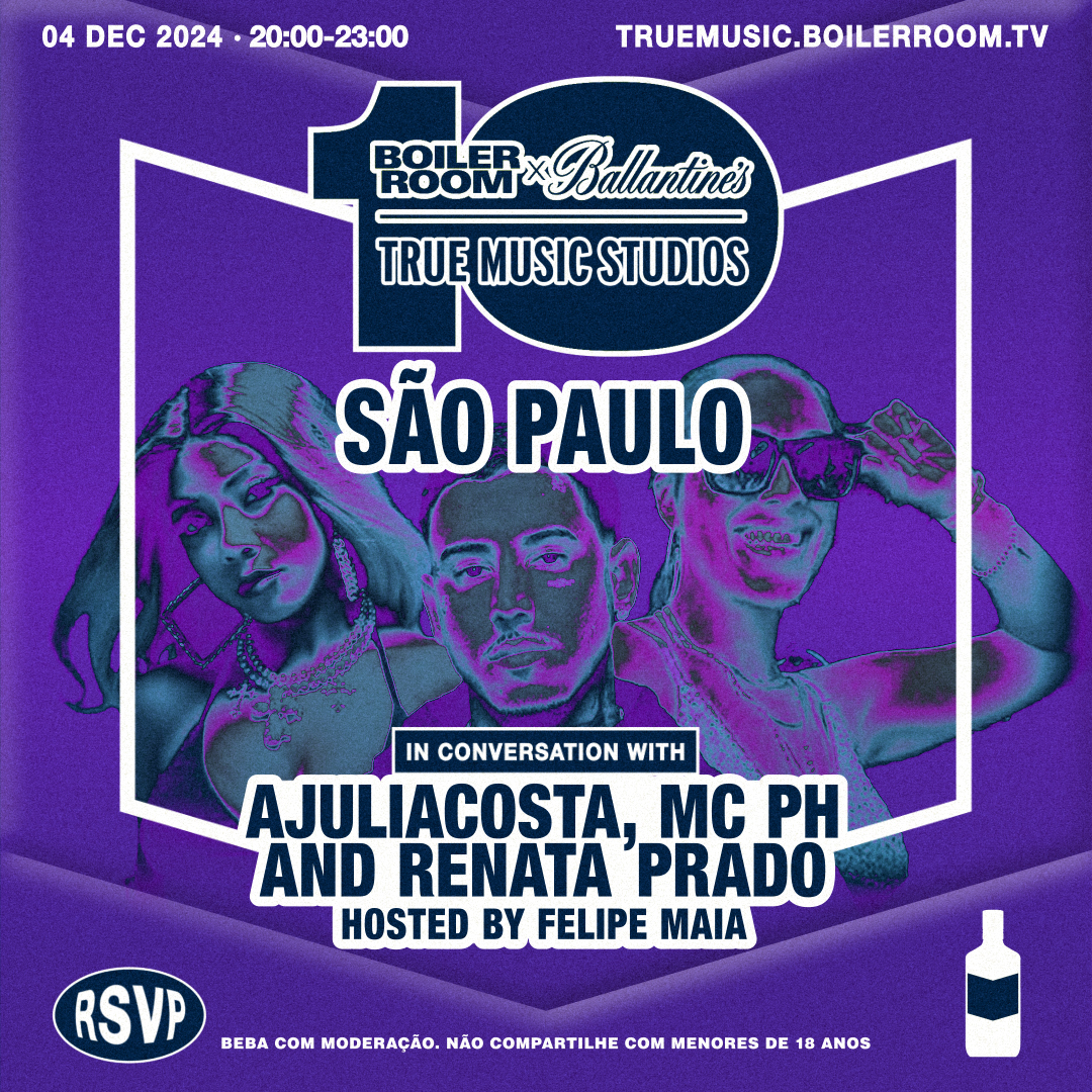 An Oral History of São Paulo MC Culture | Boiler Room x Ballantine's True Music Studios: São Paulo flyer
