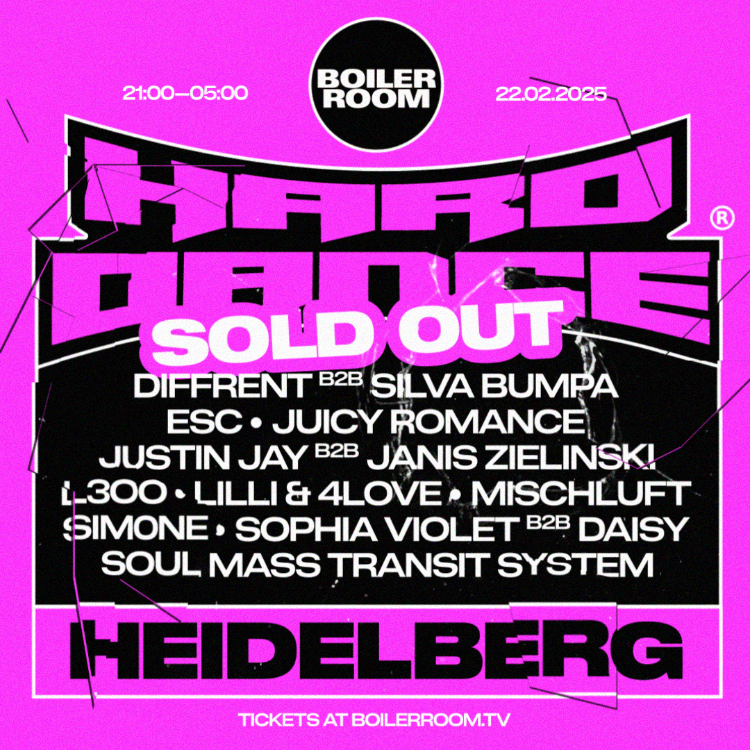 Hard Dance: Heidelberg flyer