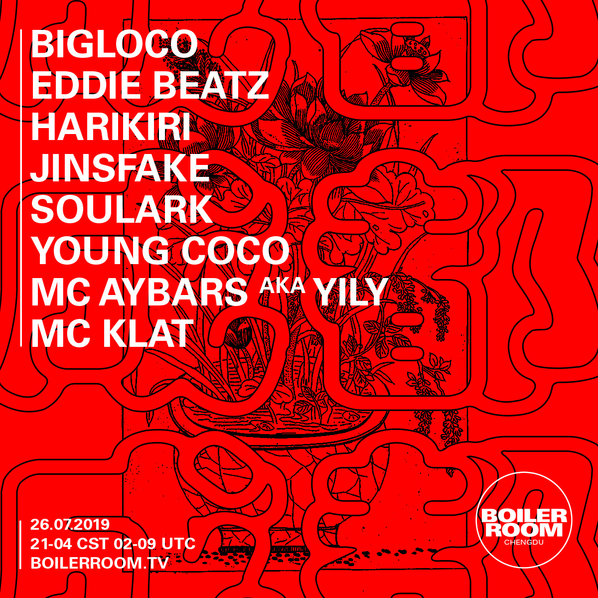 BOILER ROOM CHENGDU flyer