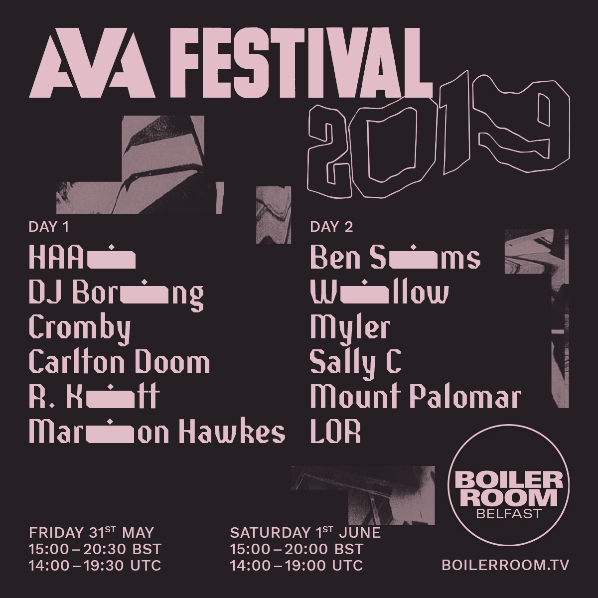 AVA Festival 2019 flyer
