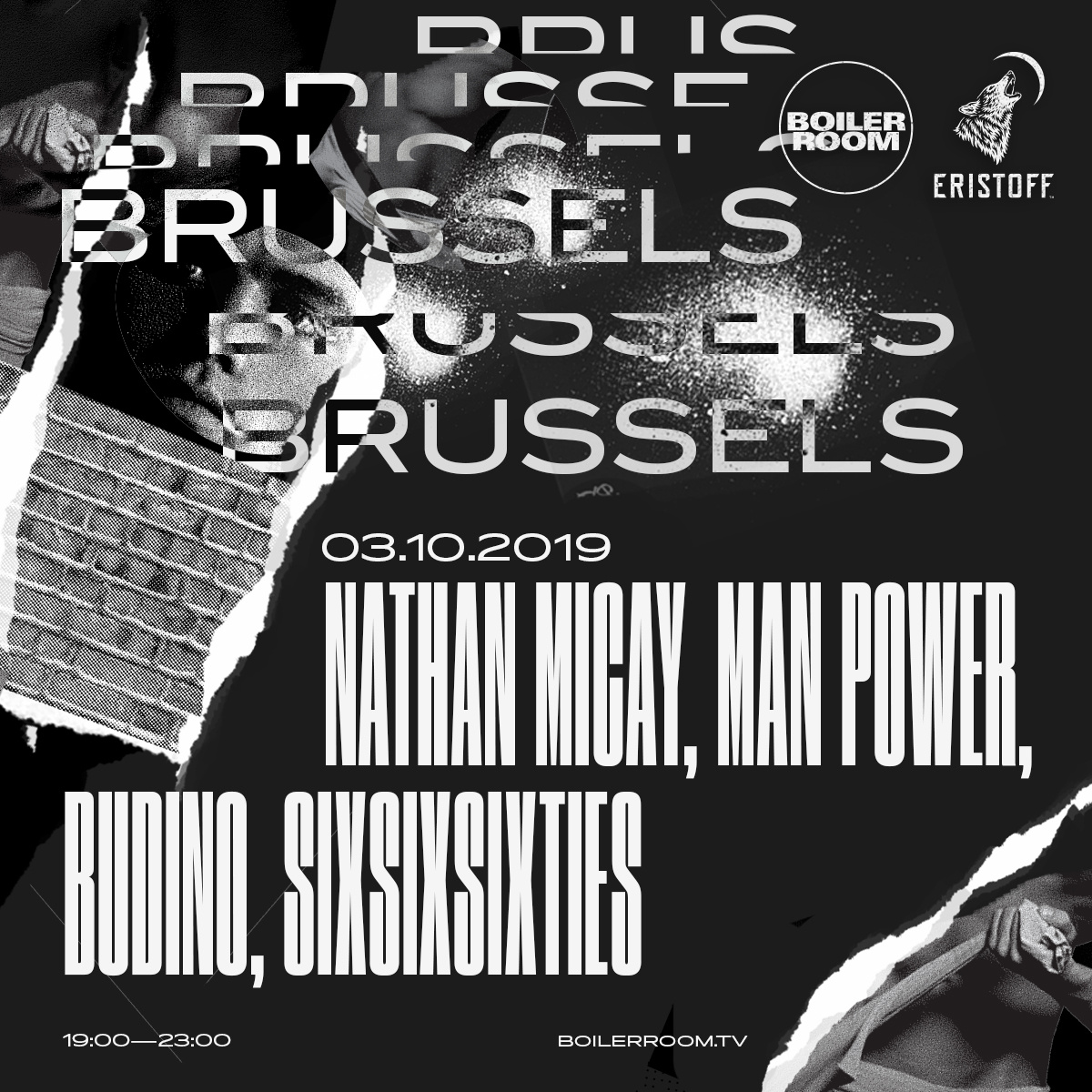 Boiler Room x Eristoff: Brussels flyer