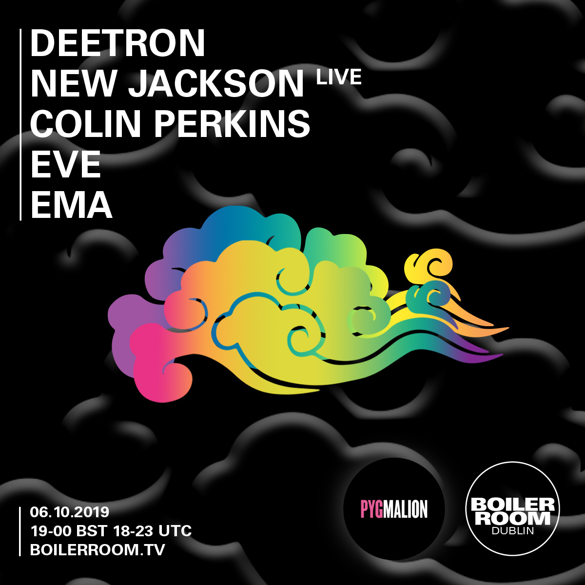 Boiler Room Dublin: Pygmalion flyer
