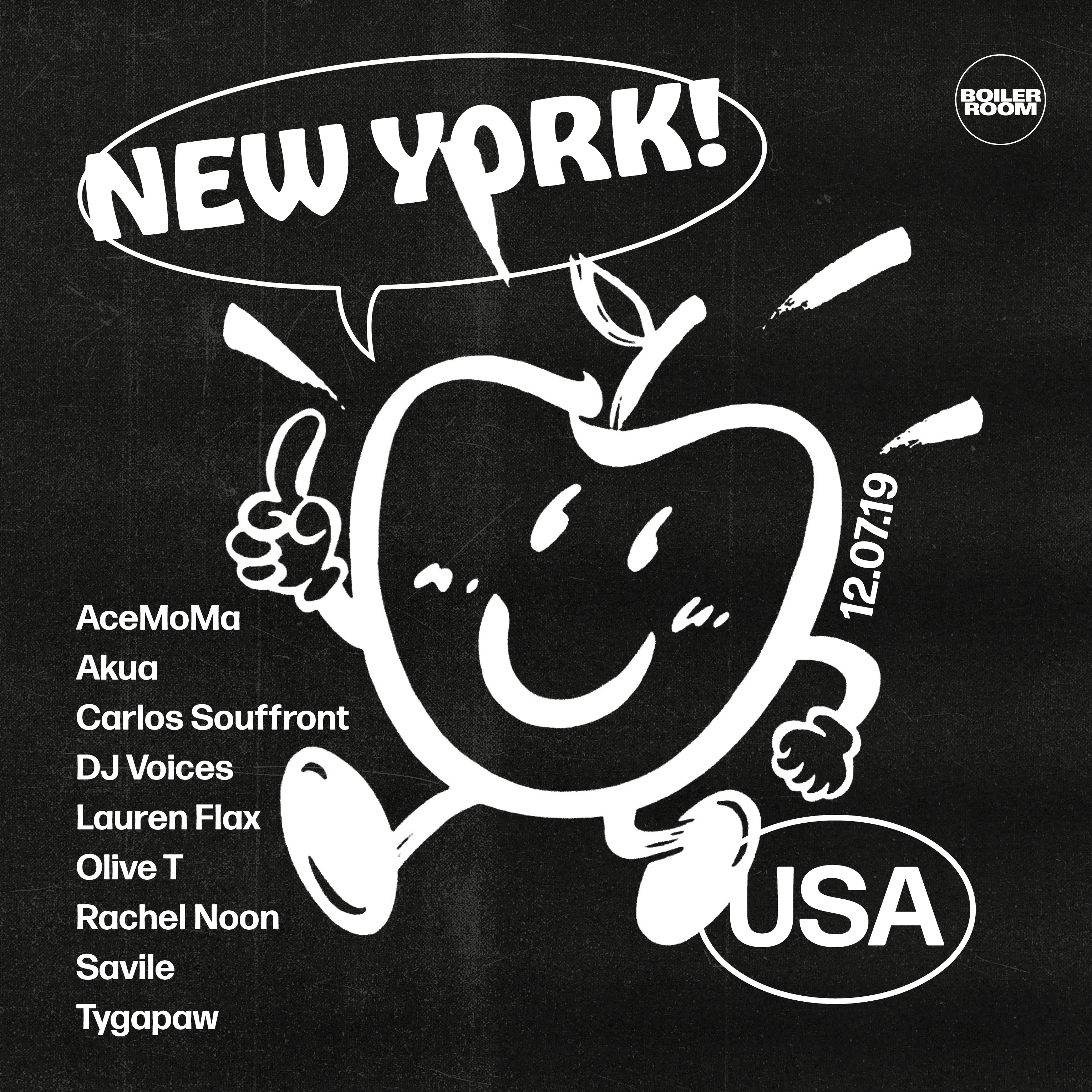 Boiler Room NYC: Warehouse Party flyer