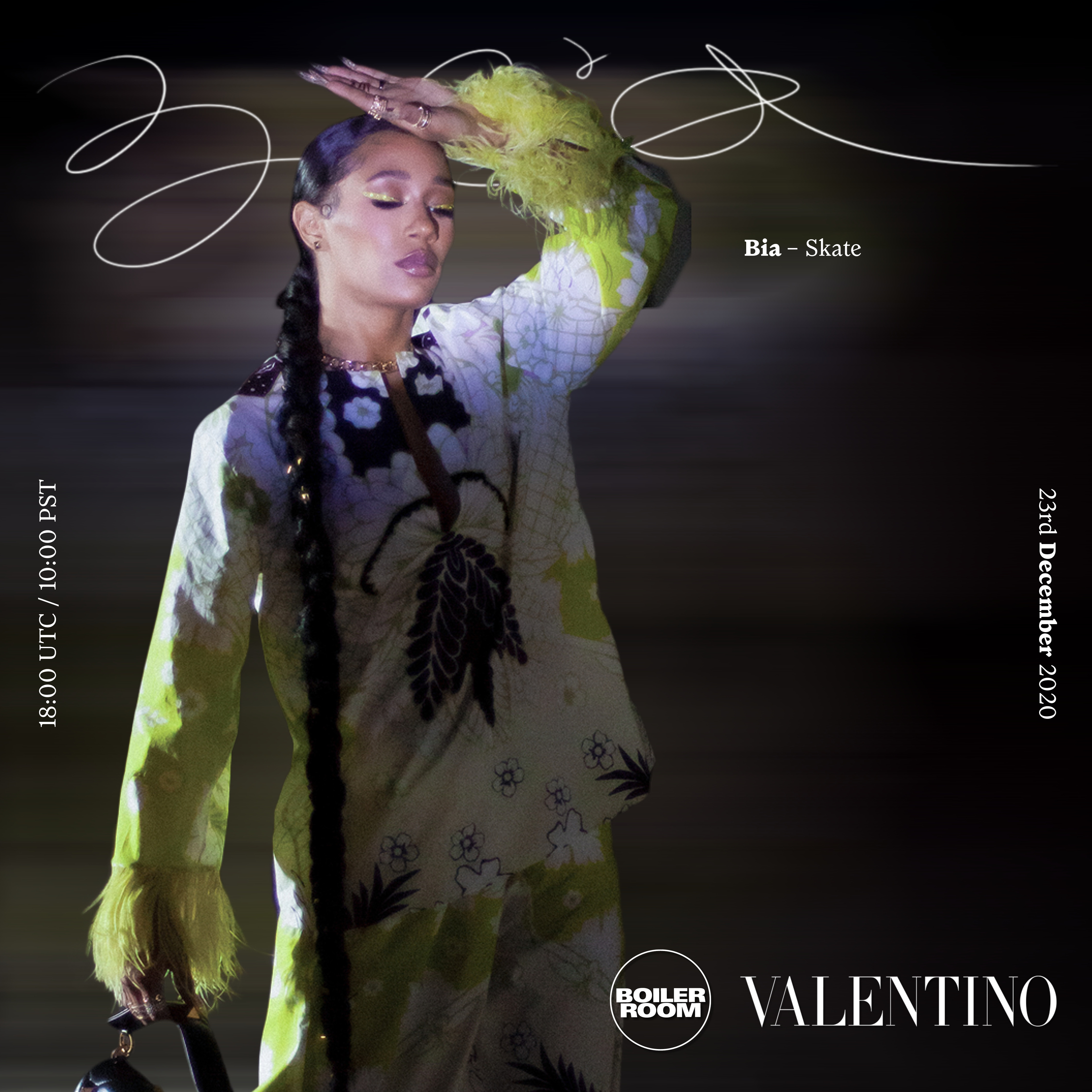Boiler Room x Valentino: "Skate" by BIA flyer