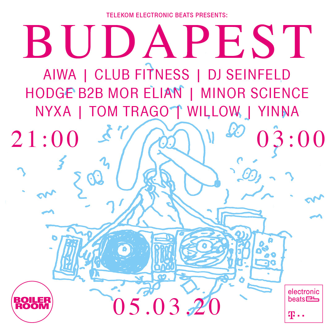 Boiler Room: Budapest flyer
