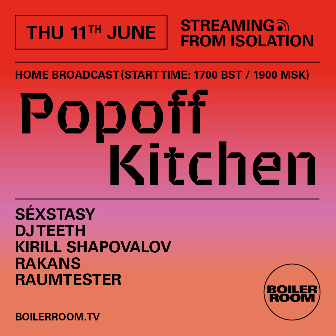 Streaming From Isolation with Popoff Kitchen flyer