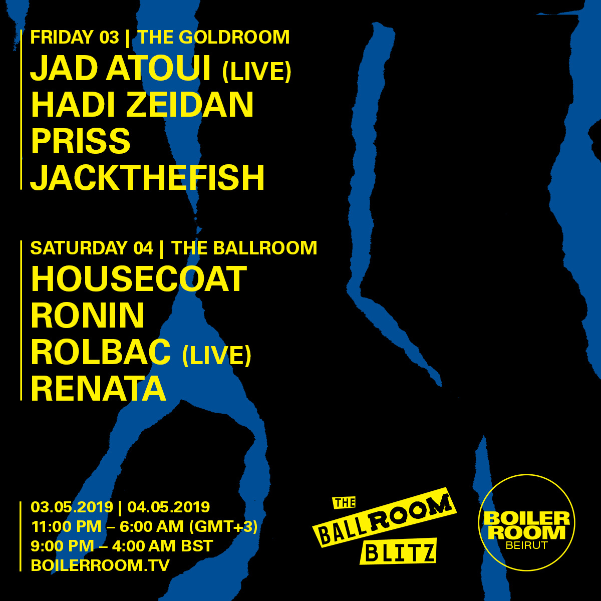 Ballroom Blitz flyer