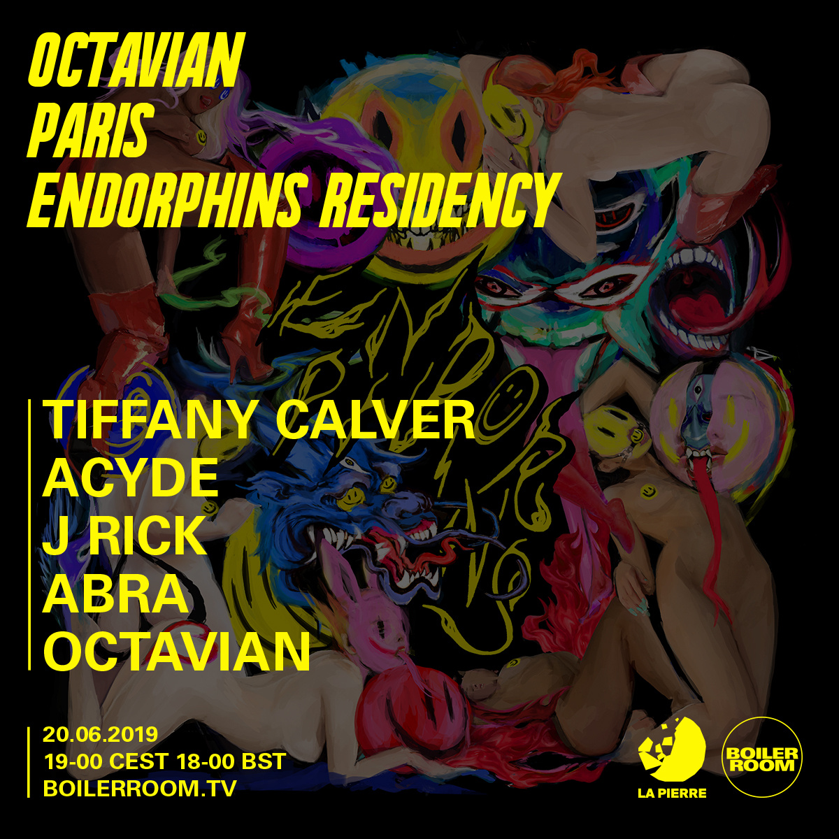 Boiler Room Paris: Octavian flyer