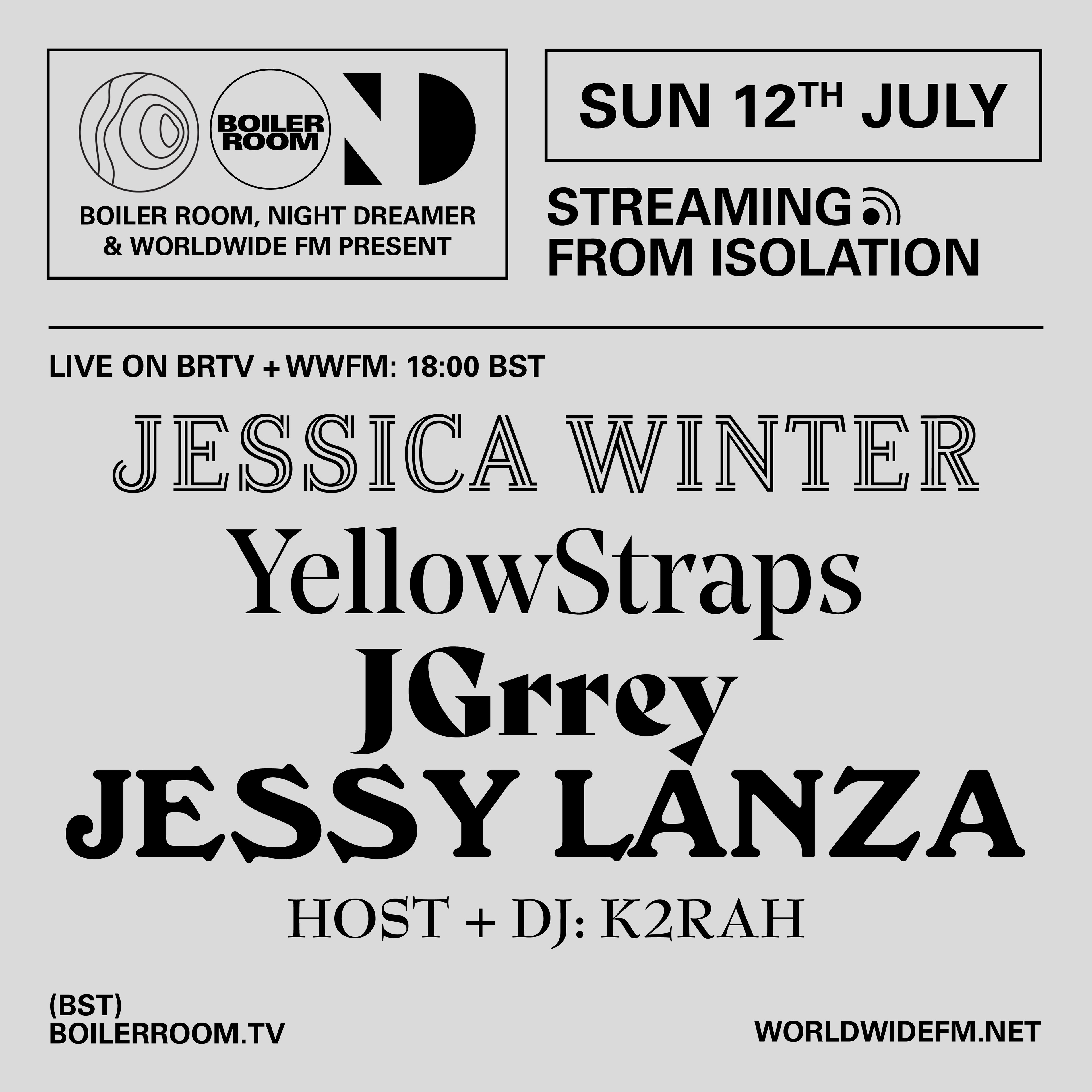 Streaming From Isolation with Night Dreamer & Worldwide FM - #18 flyer