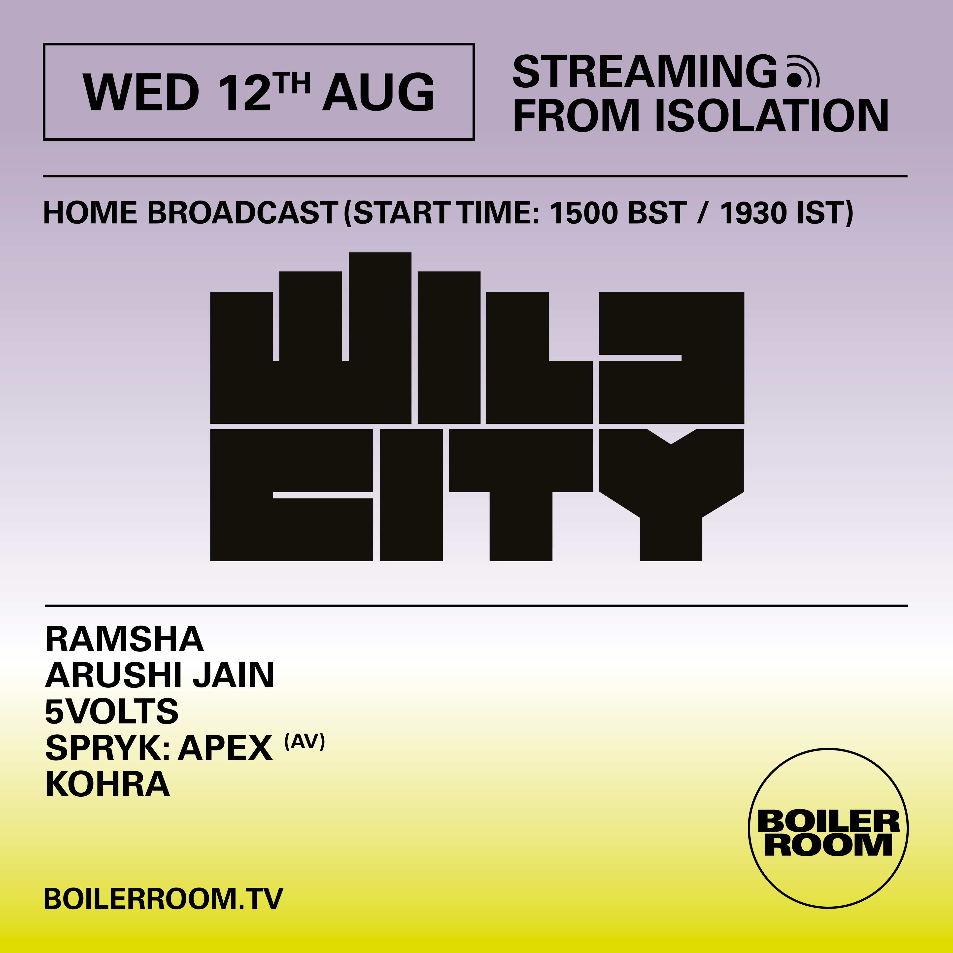 Streaming From Isolation with Wild City flyer
