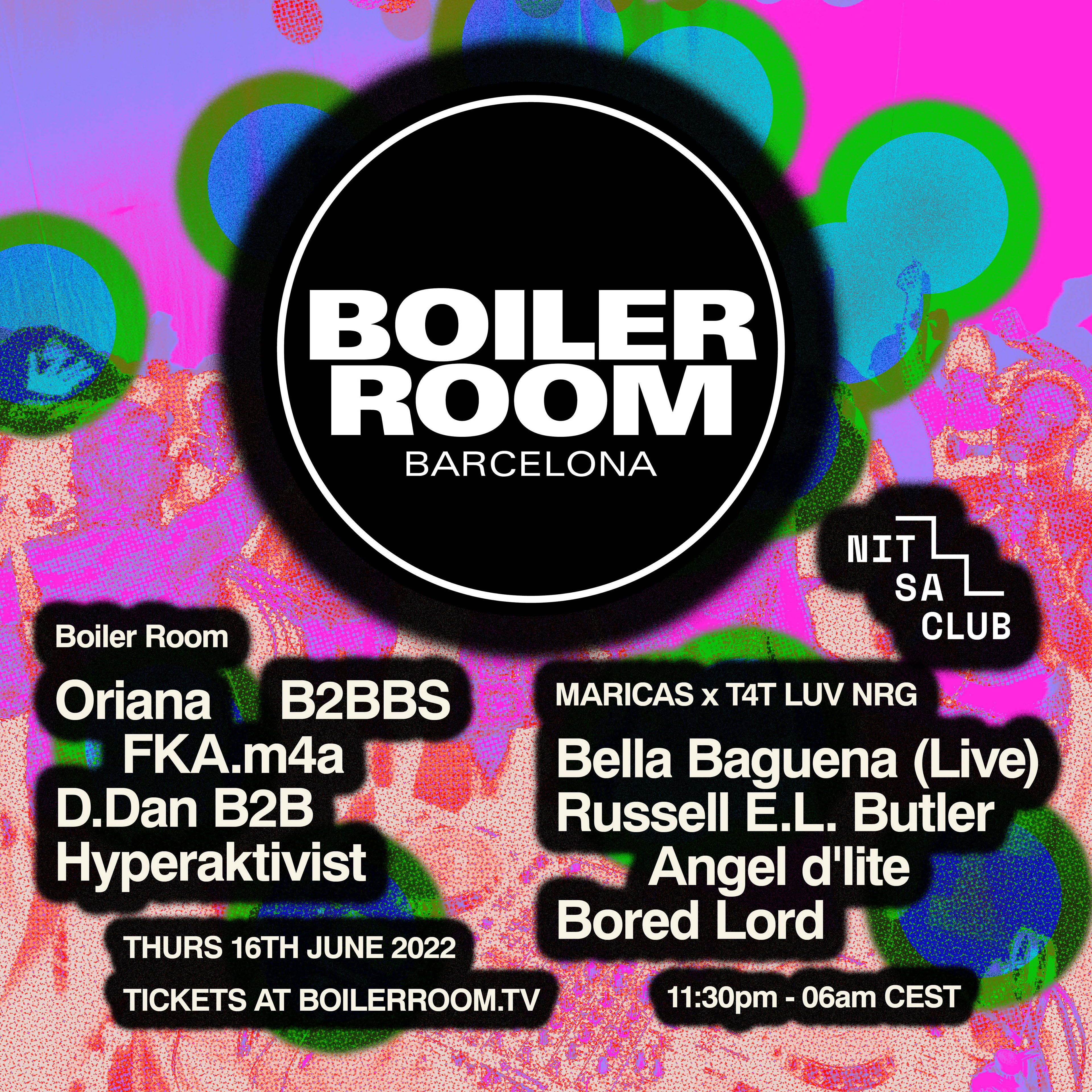 Boiler Room: Barcelona flyer