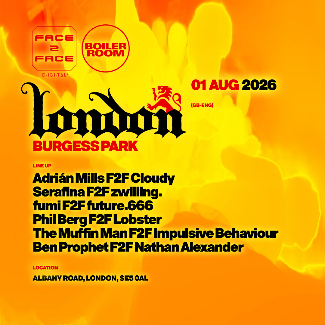 London | Face 2 Face flyer