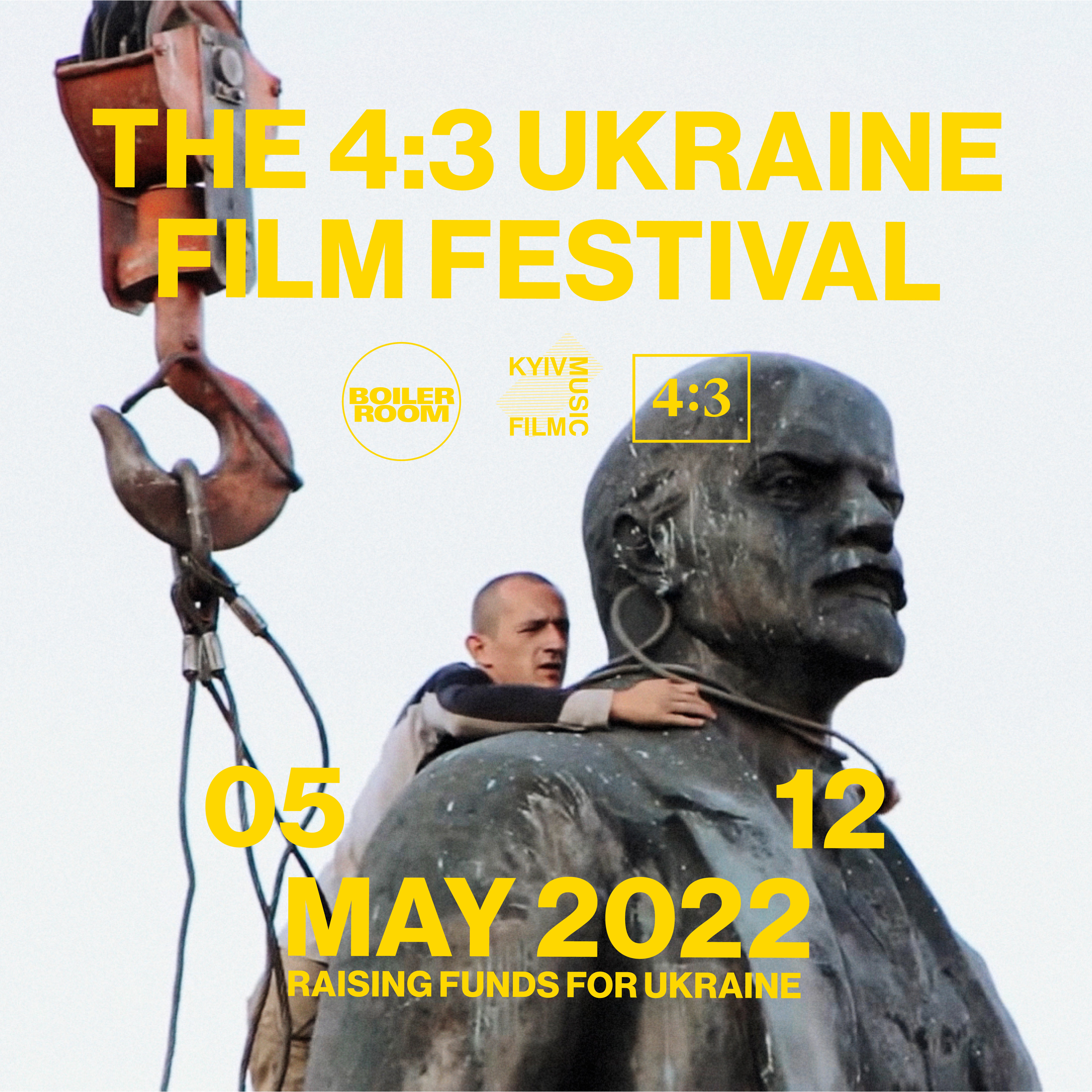 The 4:3 Ukraine Film Festival flyer