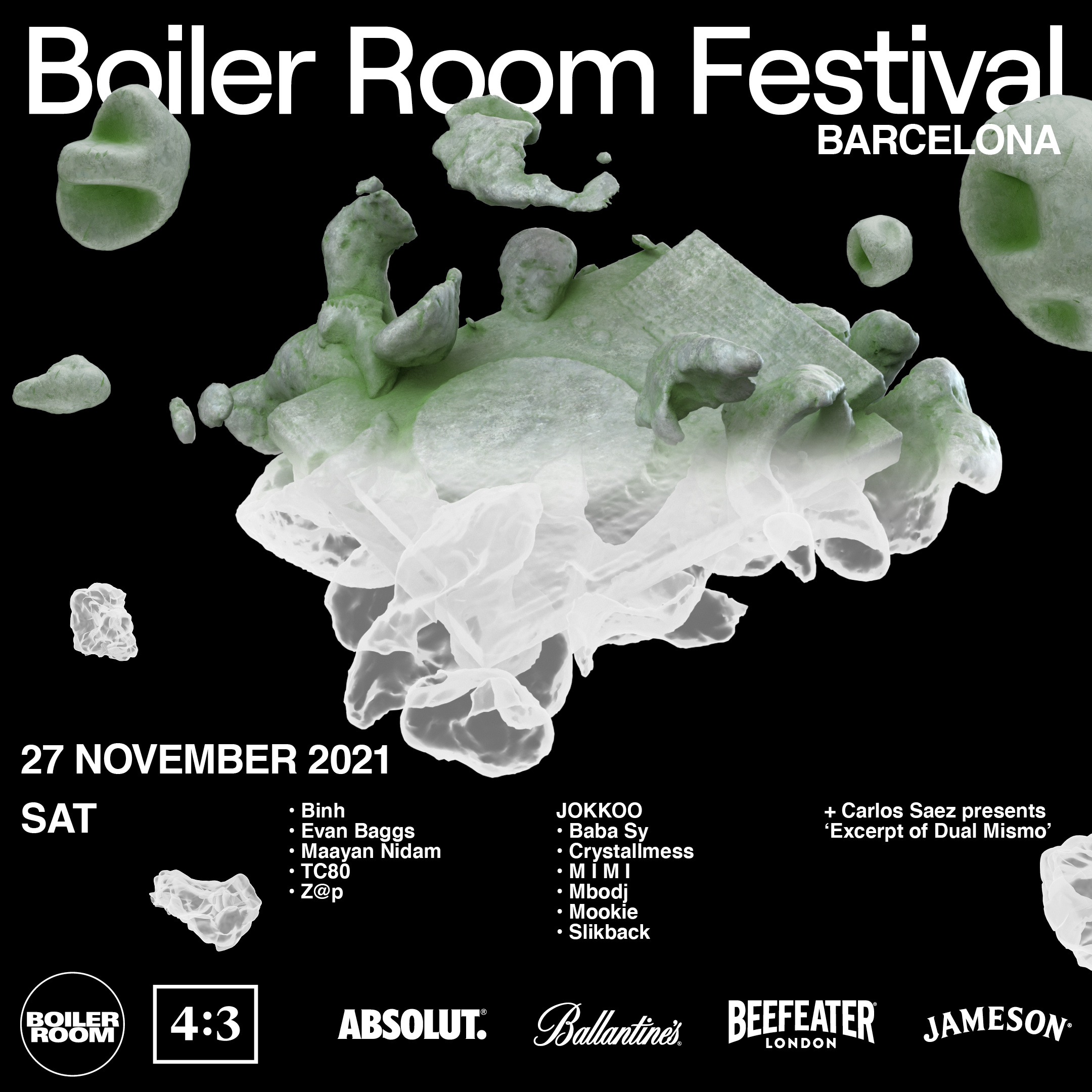 Saturday | Boiler Room Festival Barcelona flyer
