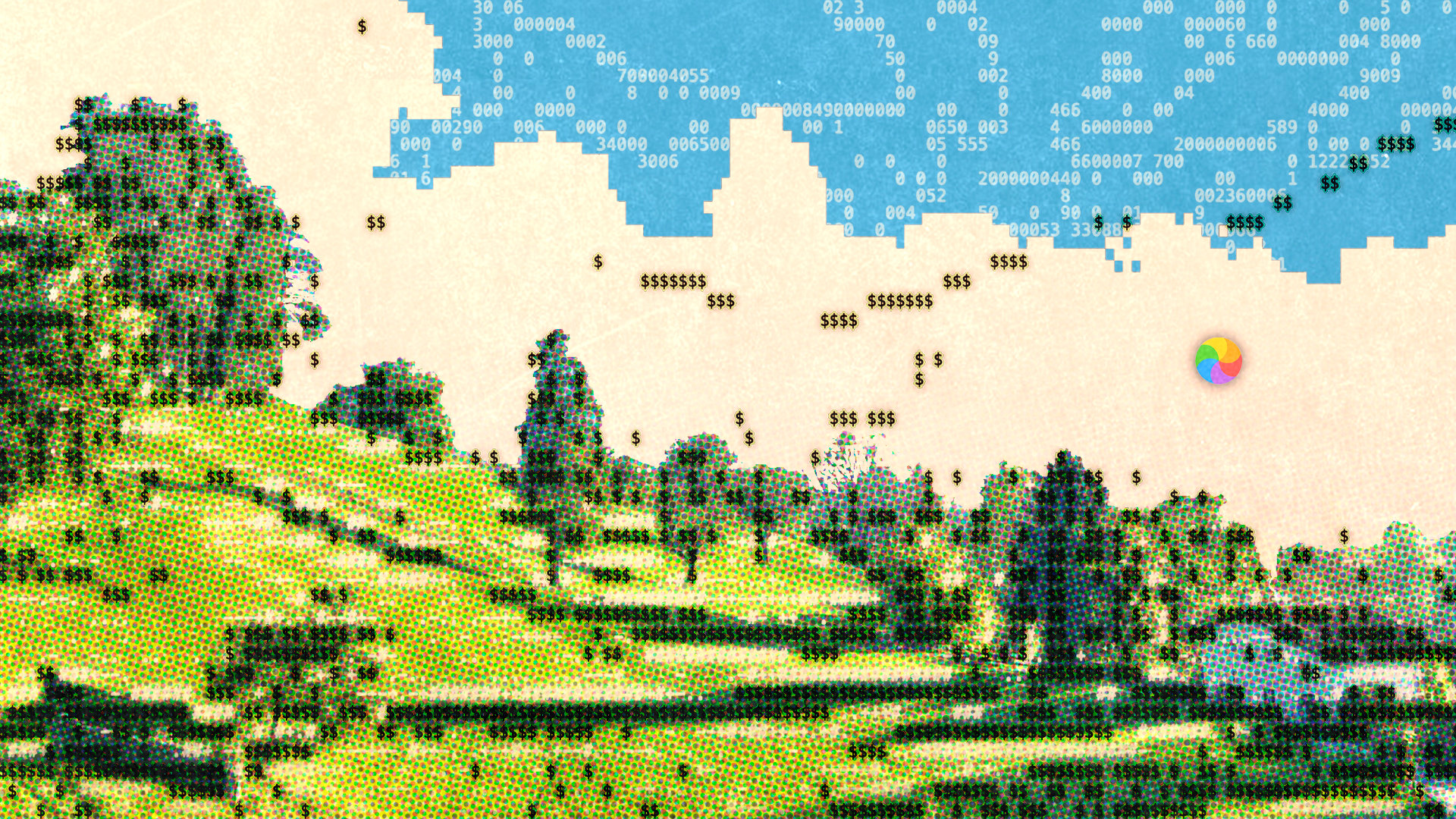 Pixelated Landscape
