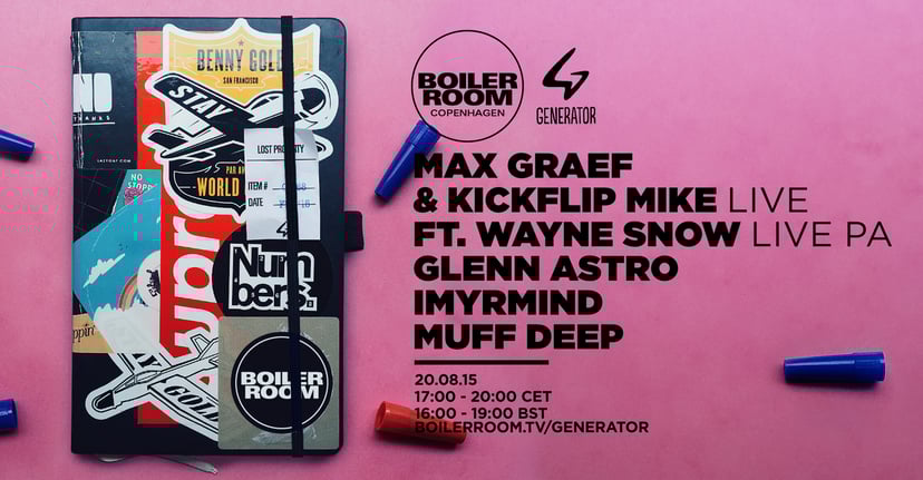 Flyer for event BR x Generator: Copenhagen.