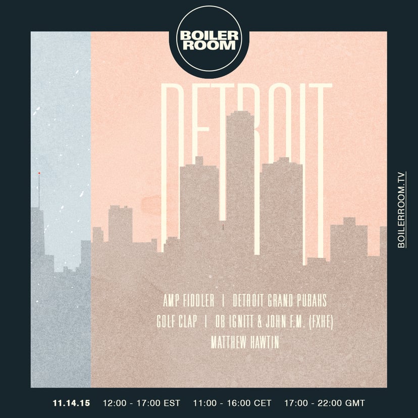 Flyer for event Chicago vs Detroit #3.