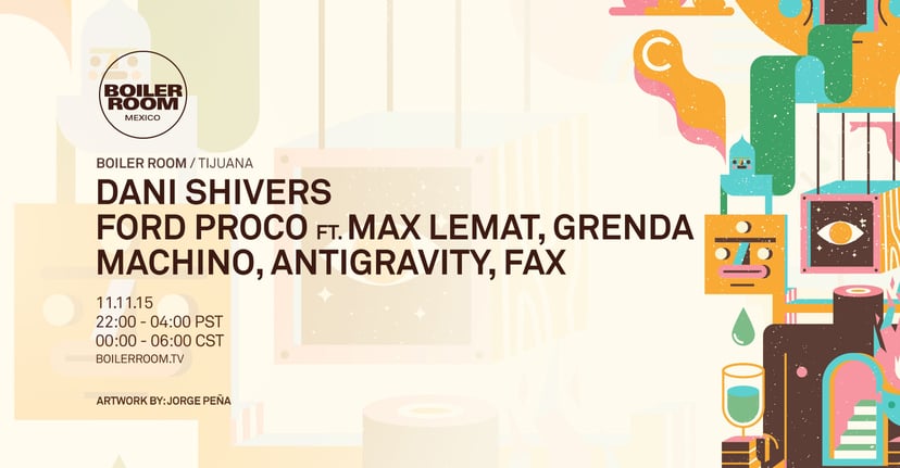 Flyer for event Uncover Sessions: Tijuana.